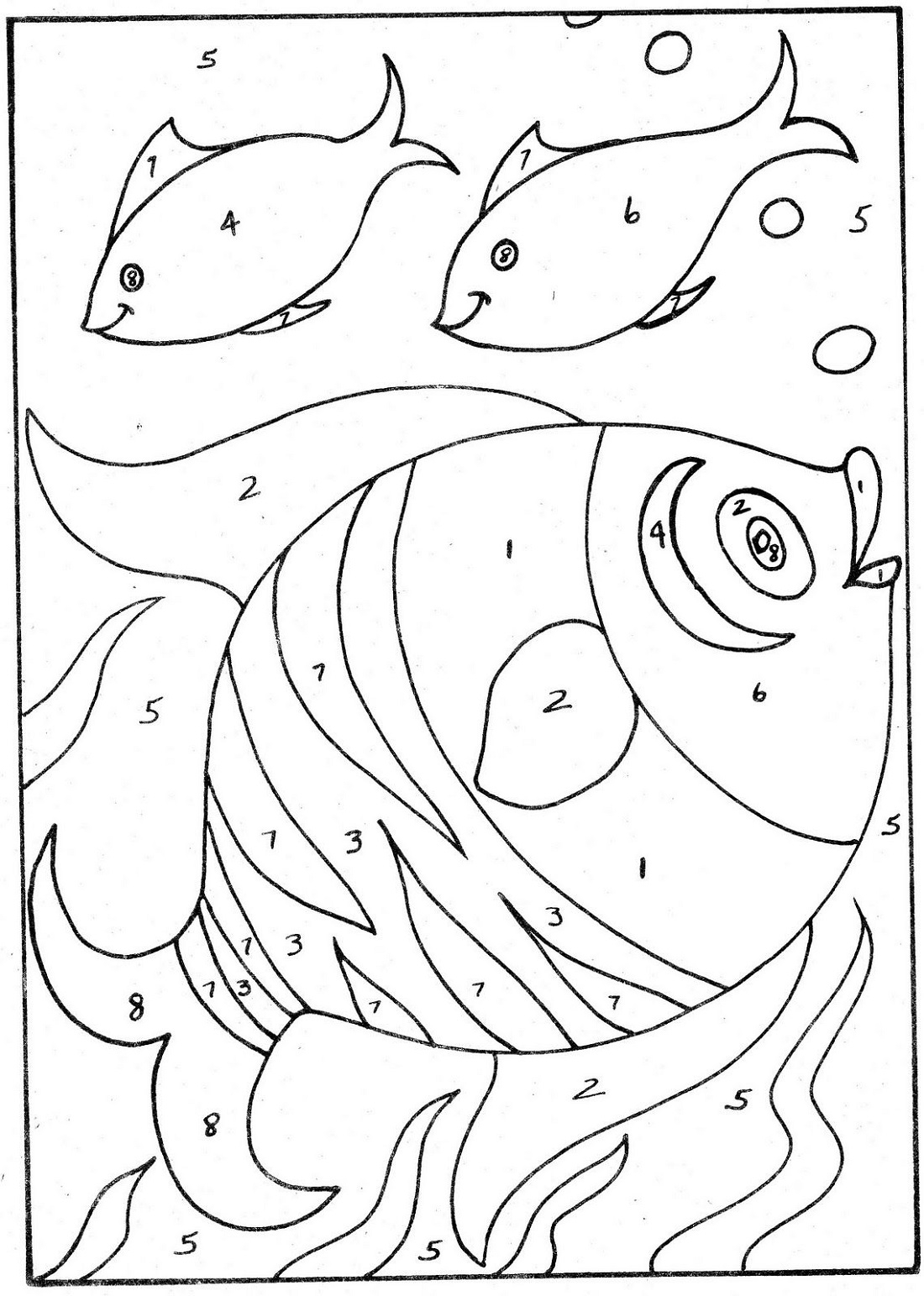 Coloring Pages Of Numbers