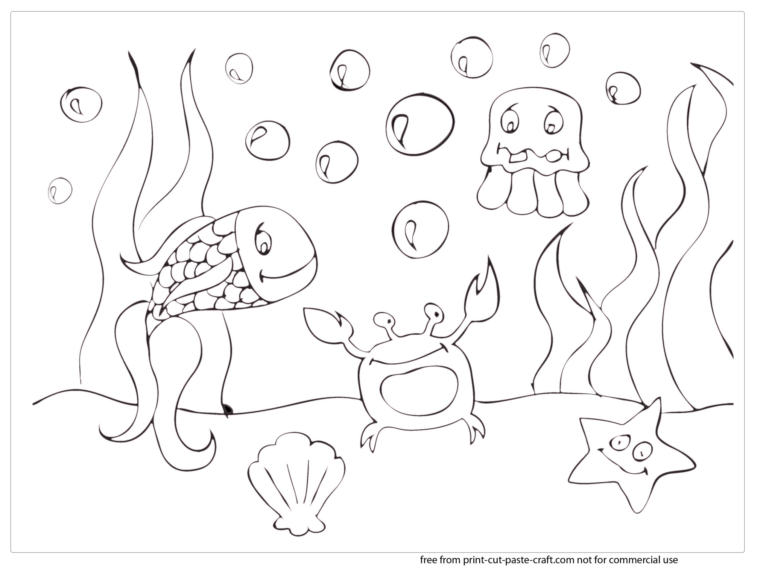 Ocean Coloring Pages