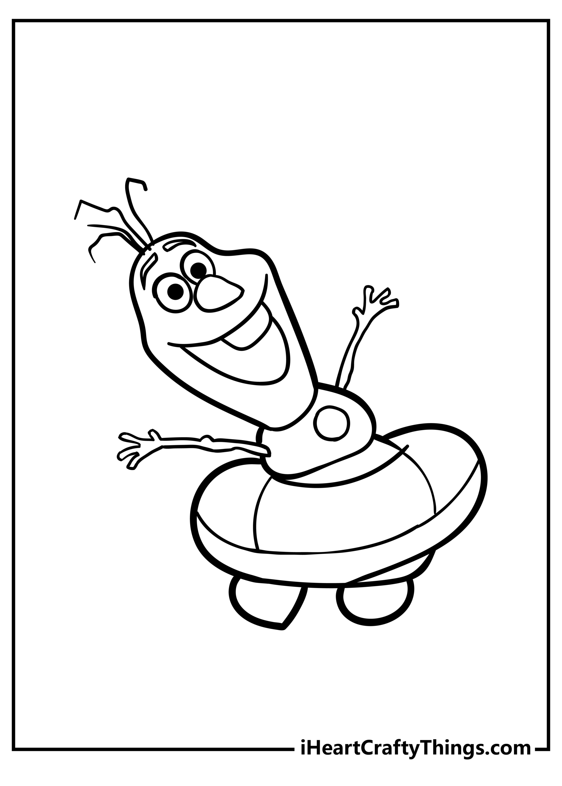 Olaf Coloring Page