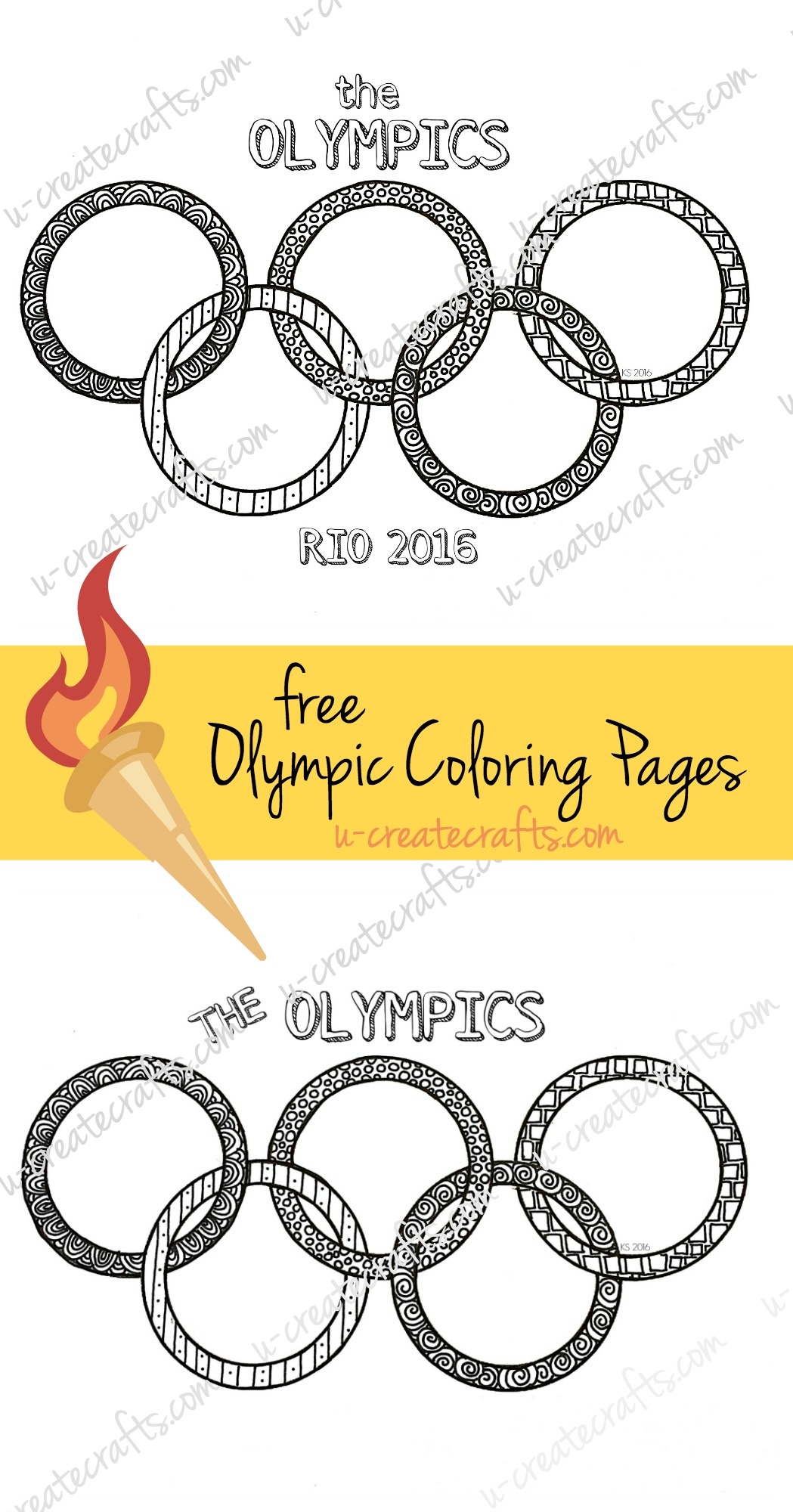 Olympic Coloring Page