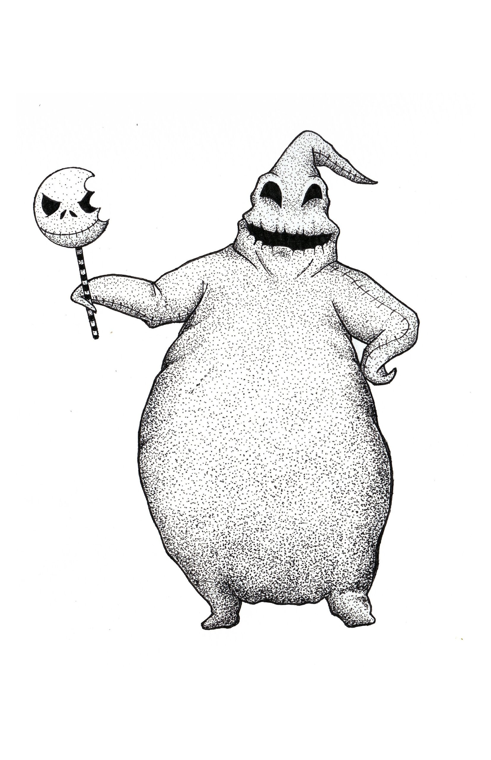 Oogie Boogie Coloring Sheet Coloring Pages