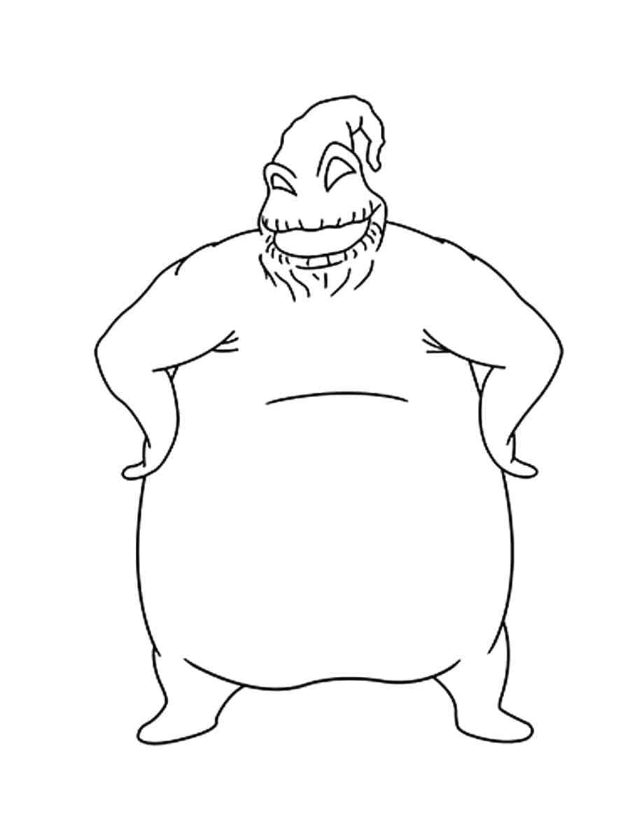 Oogie Boogie In Nightmare Before Christmas Coloring Page Download Print Or Color Online For Free