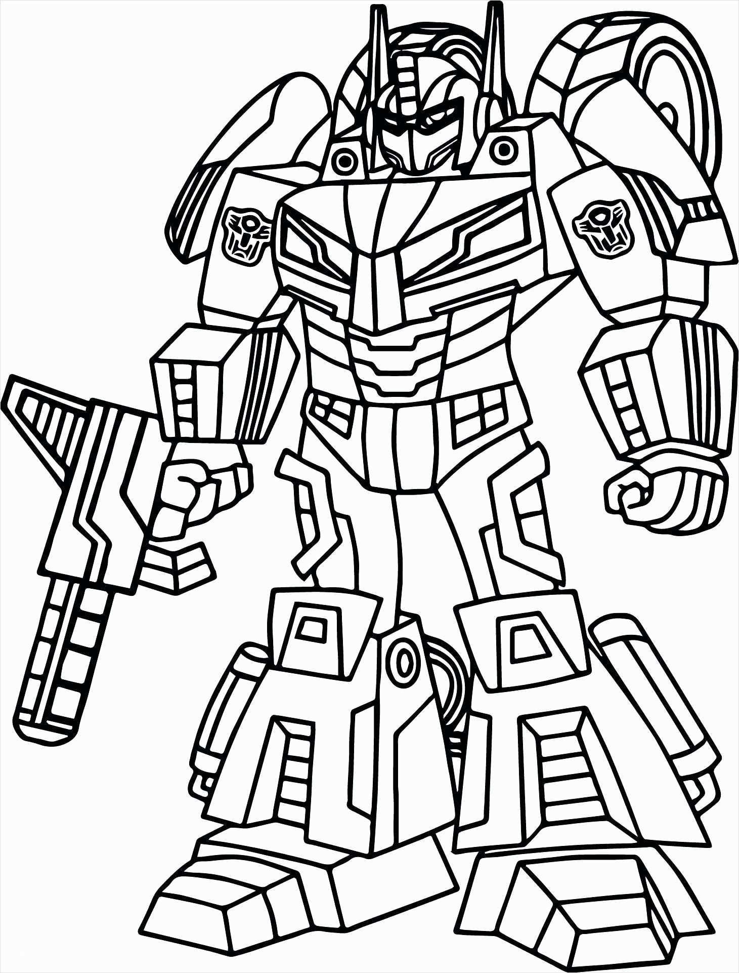 Optimus Prime Coloring Page