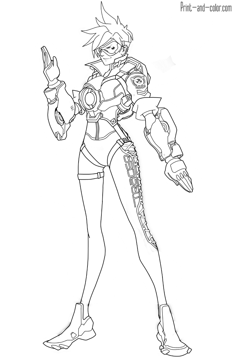 Overwatch Coloring Pages Print And Color