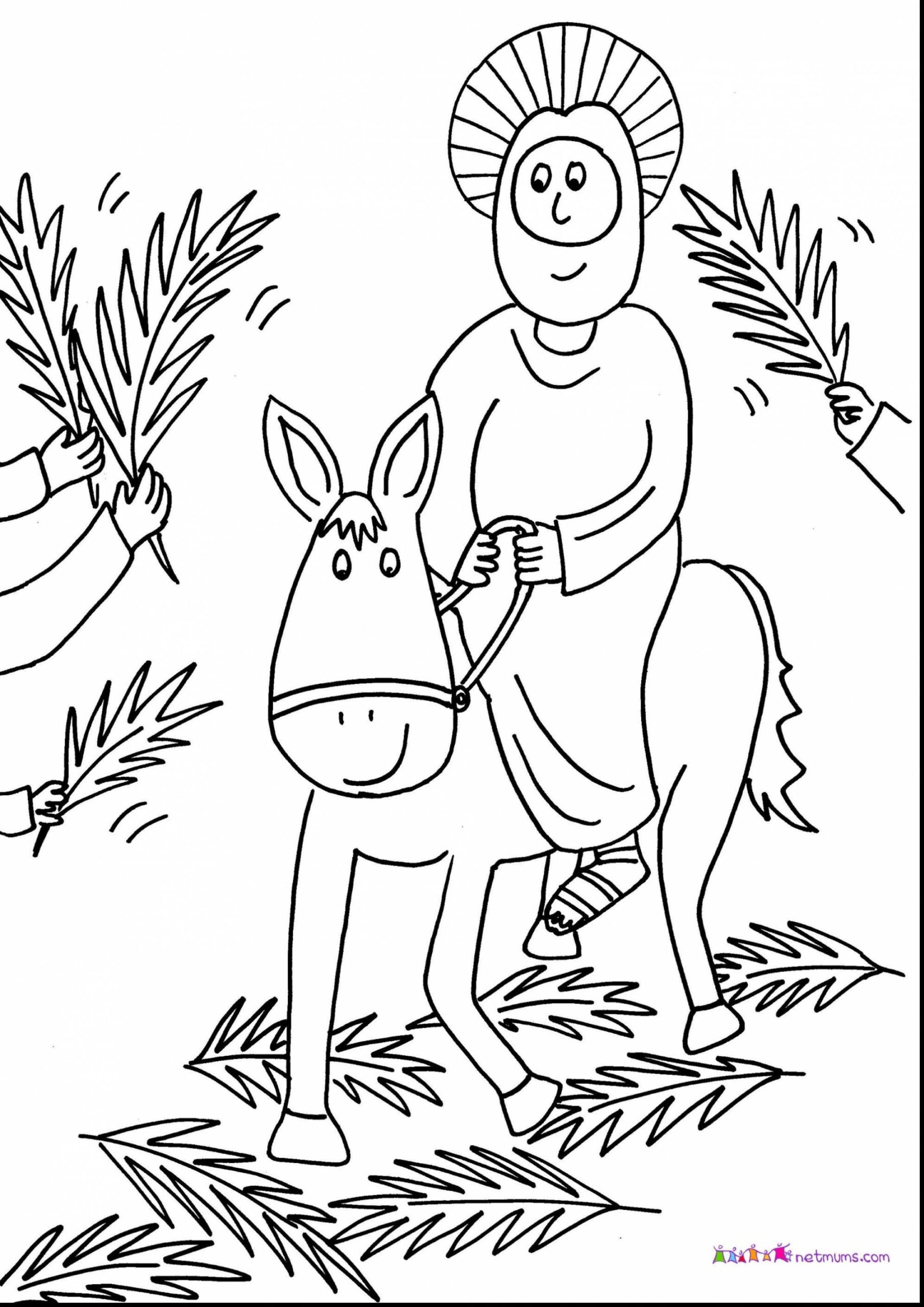 Palm Sunday Coloring Pages For Preschoolers At GetColorings Free Printable Colorings Pages