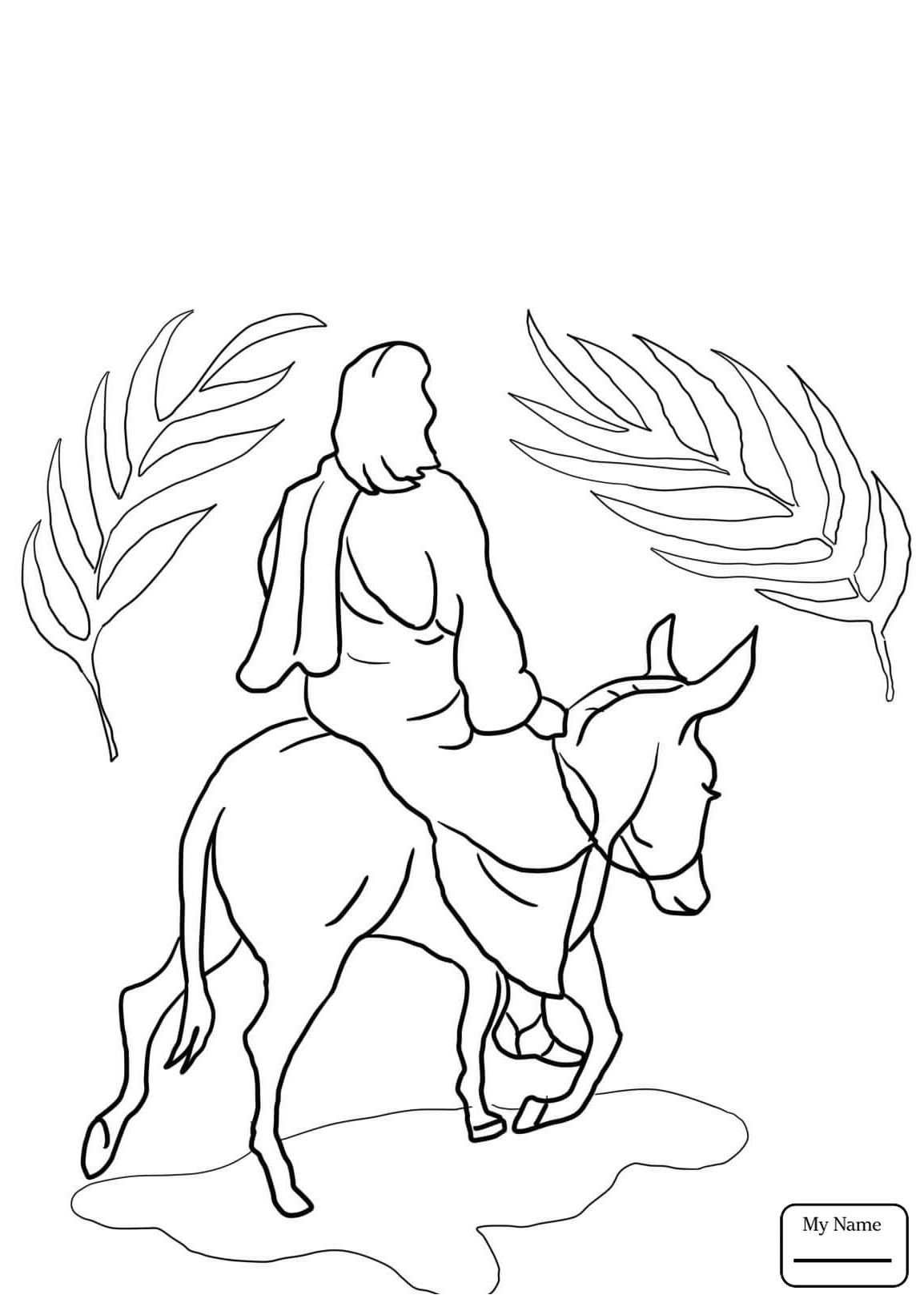 Palm Sunday Coloring Pages For Preschoolers At GetColorings Free Printable Colorings Pages