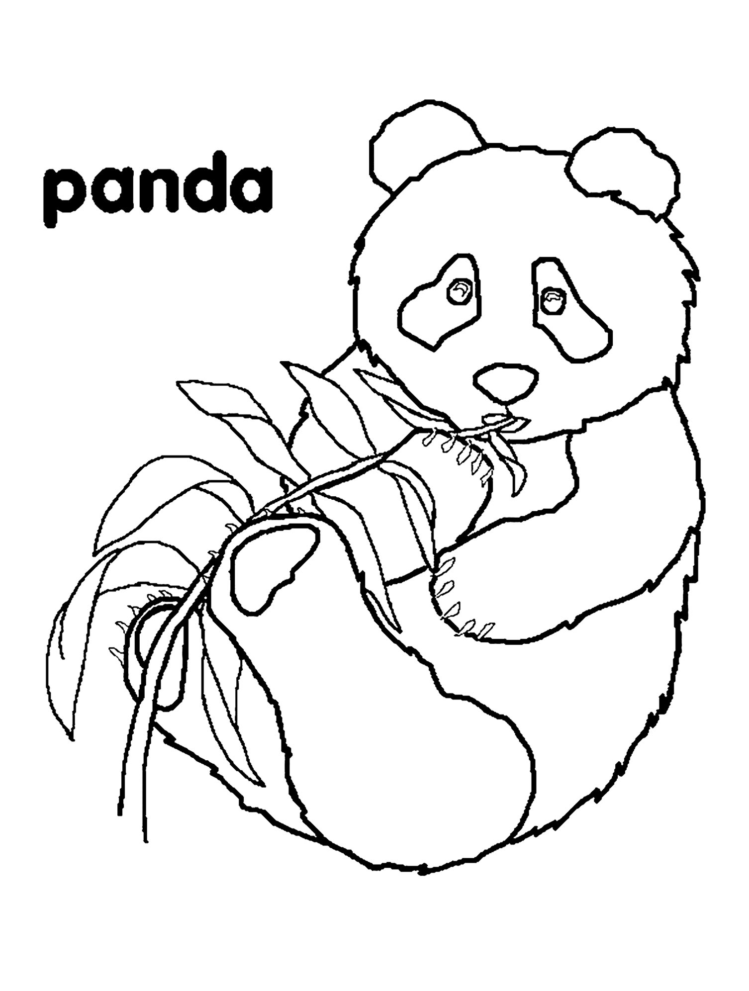 Panda Coloring Pages