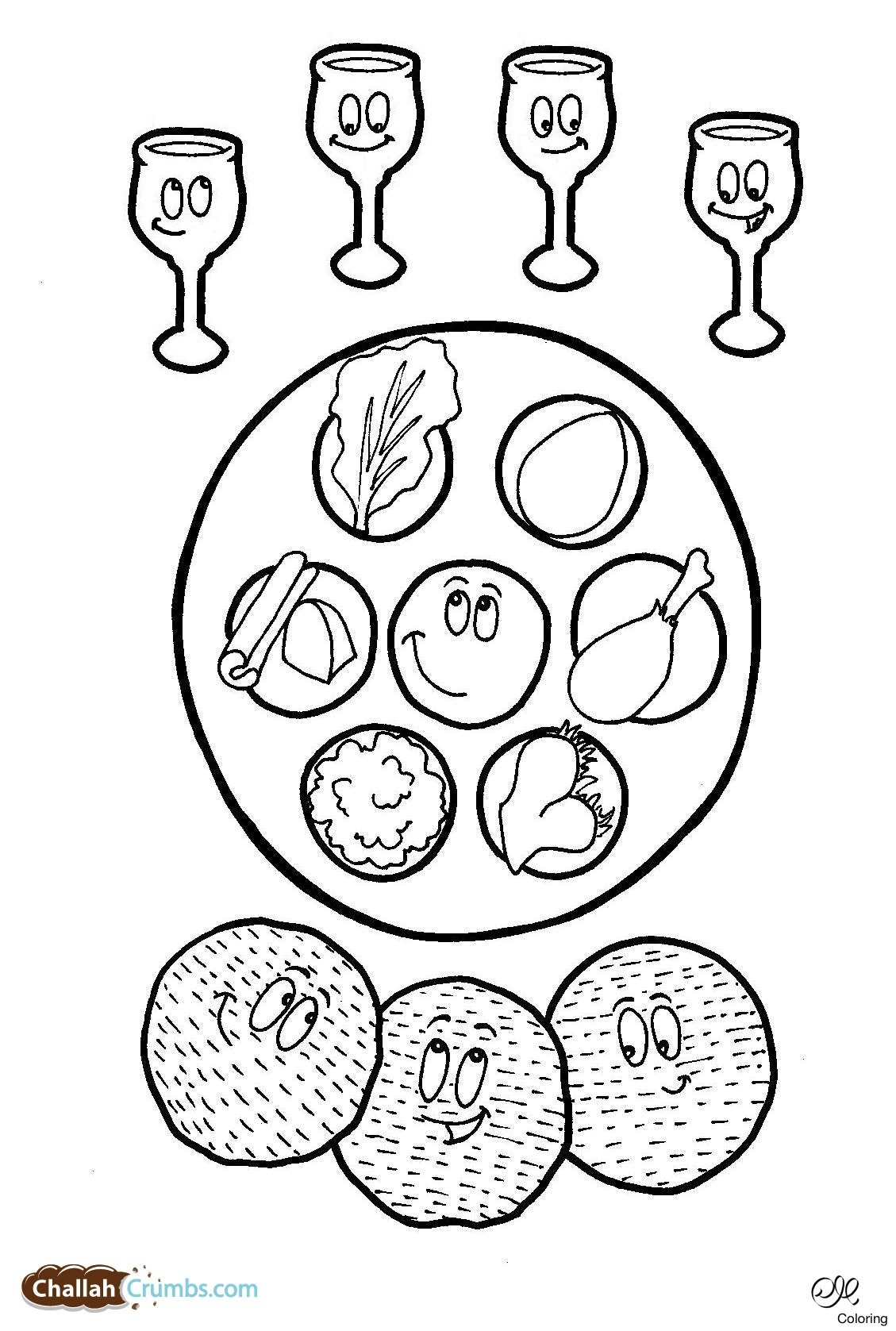 Passover Printable Coloring Pages