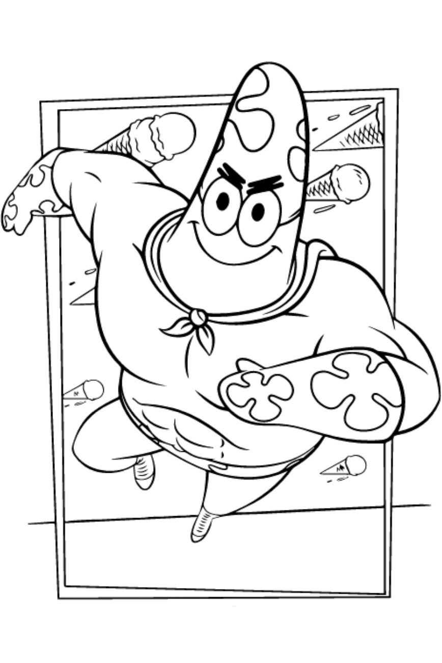 Patrick Coloring Pages Spongebob Spongebob Patrick Best Friends Coloring Page We Wish
