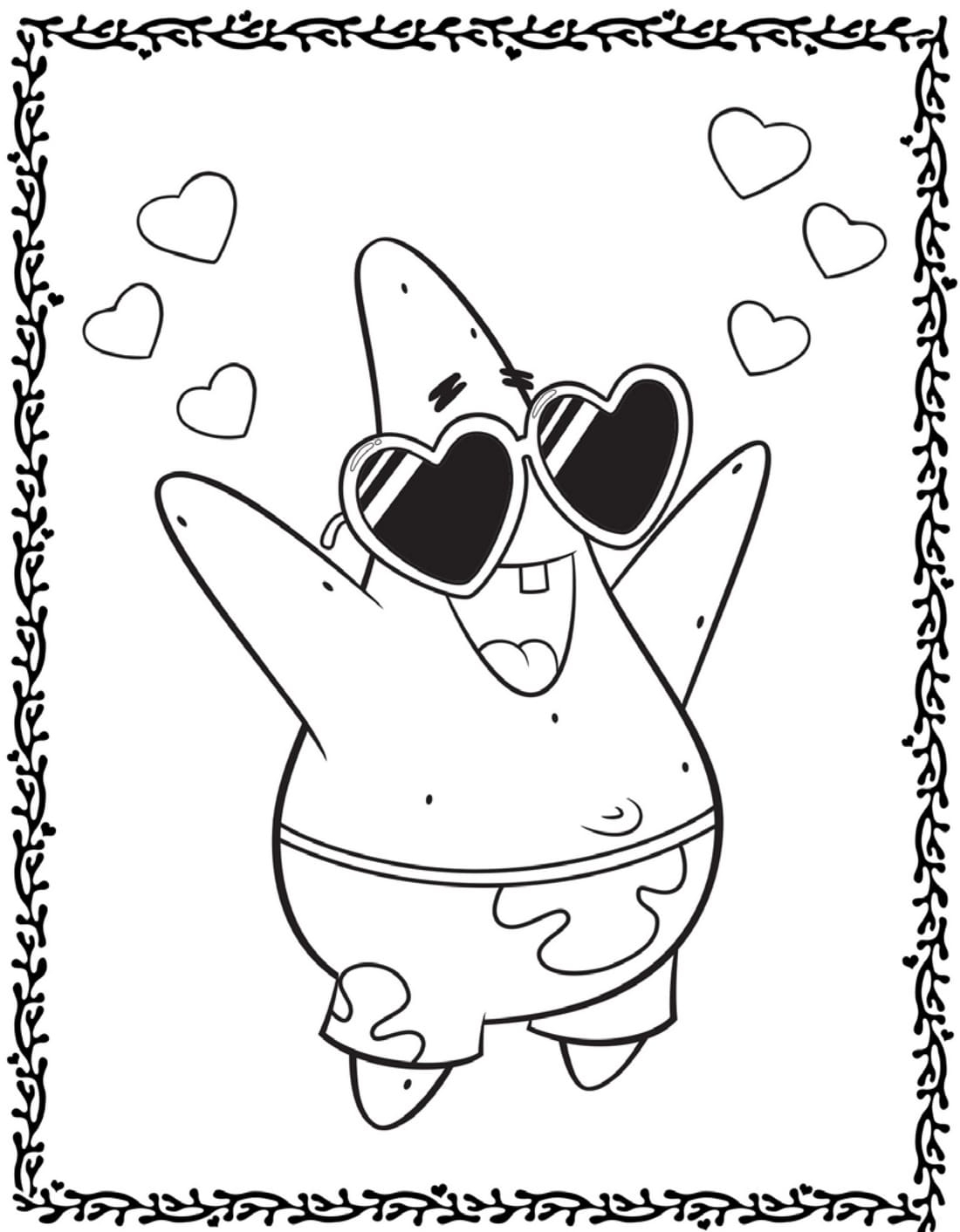 Patrick Star Coloring Pages 90 Printable Coloring Pages