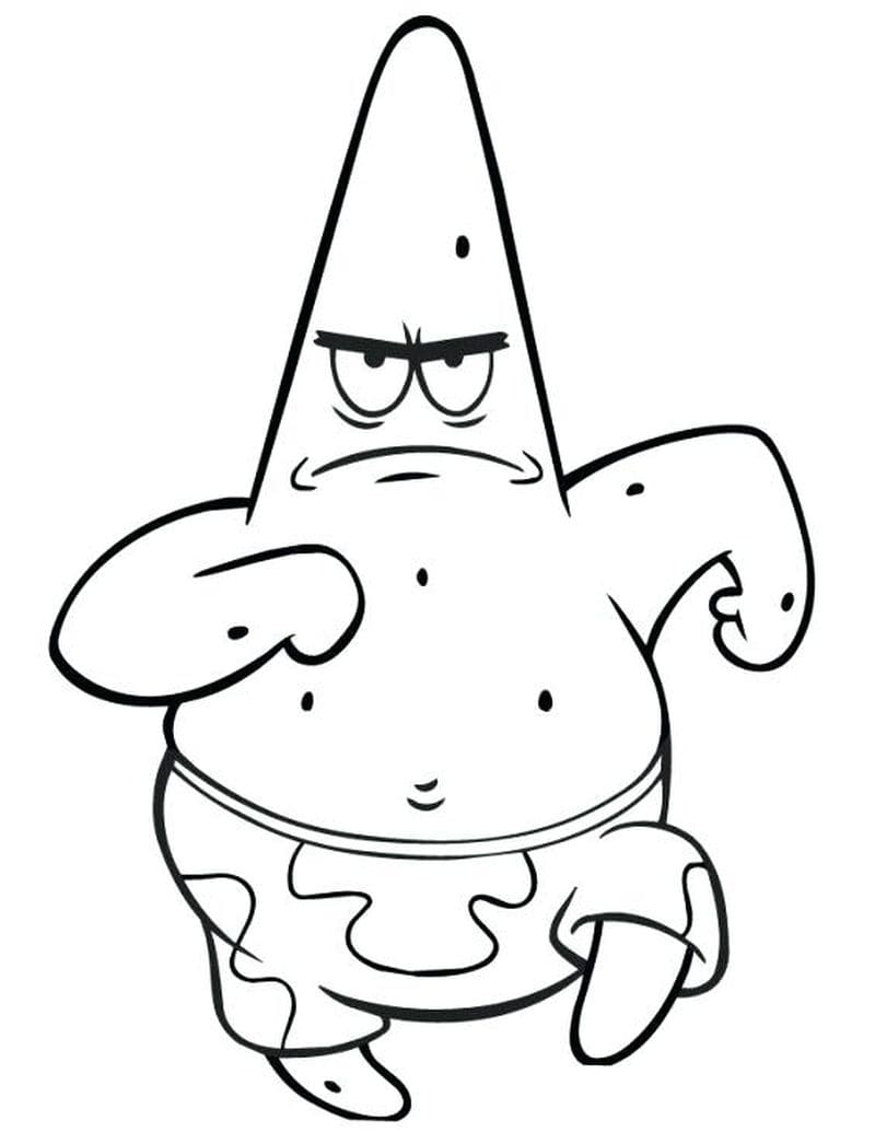 Patrick Star Coloring Pages 90 Printable Coloring Pages
