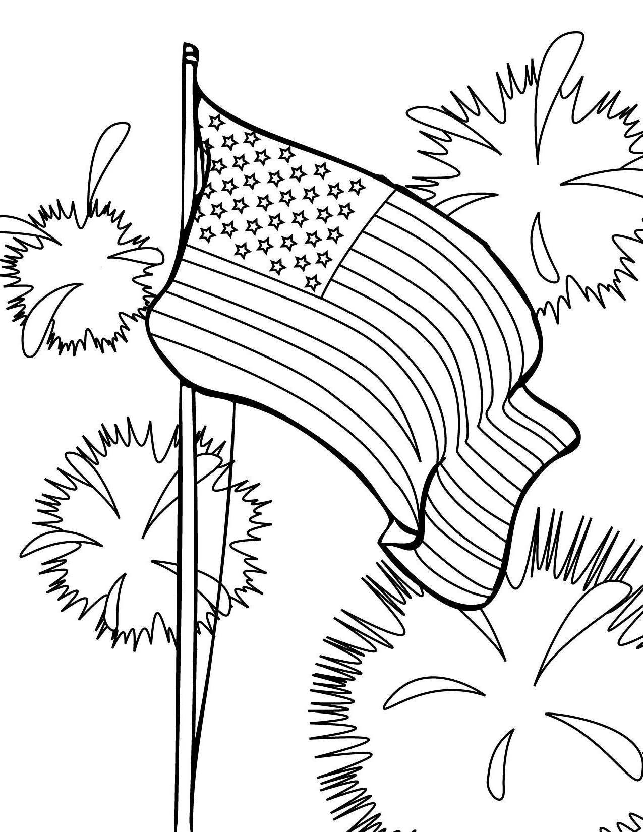Patriotic Coloring Pages Free Printable