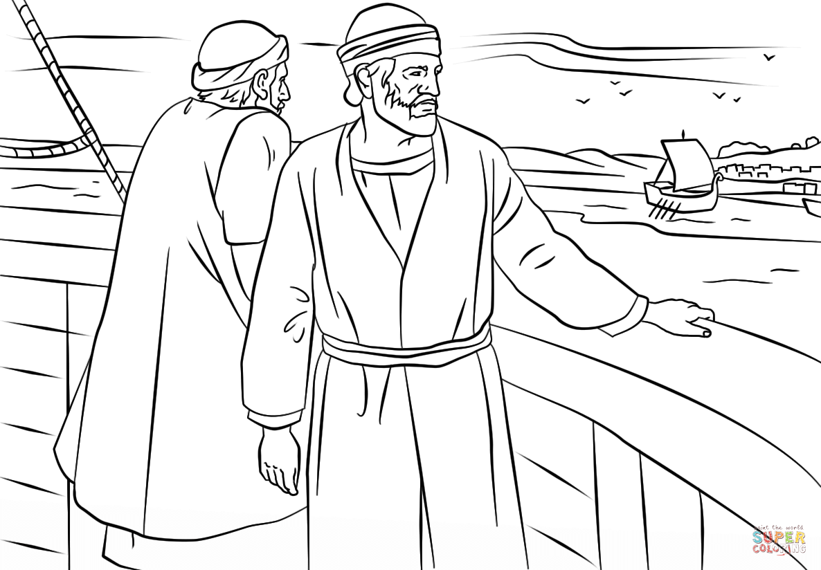 Paul's Nephew Coloring Page
