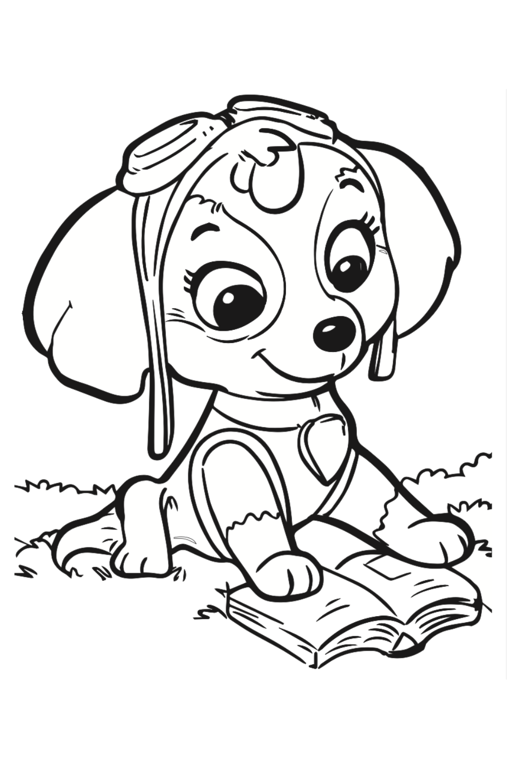 Skye Paw Patrol Coloring Pages