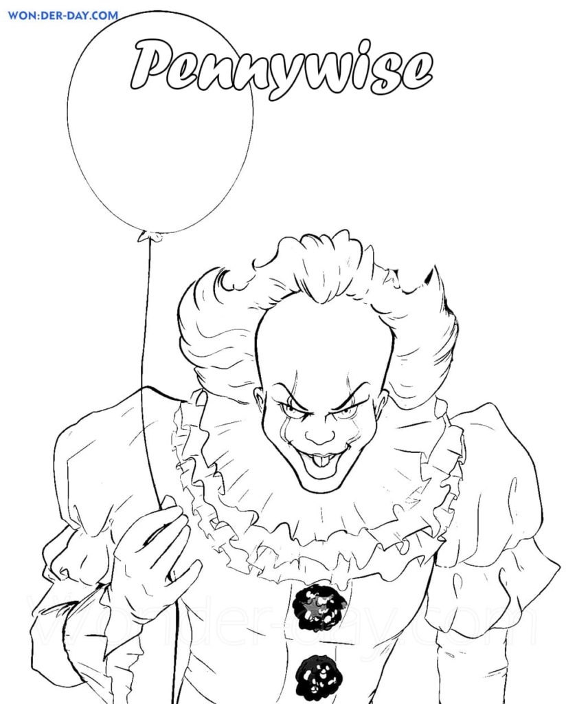 Pennywise Coloring Page