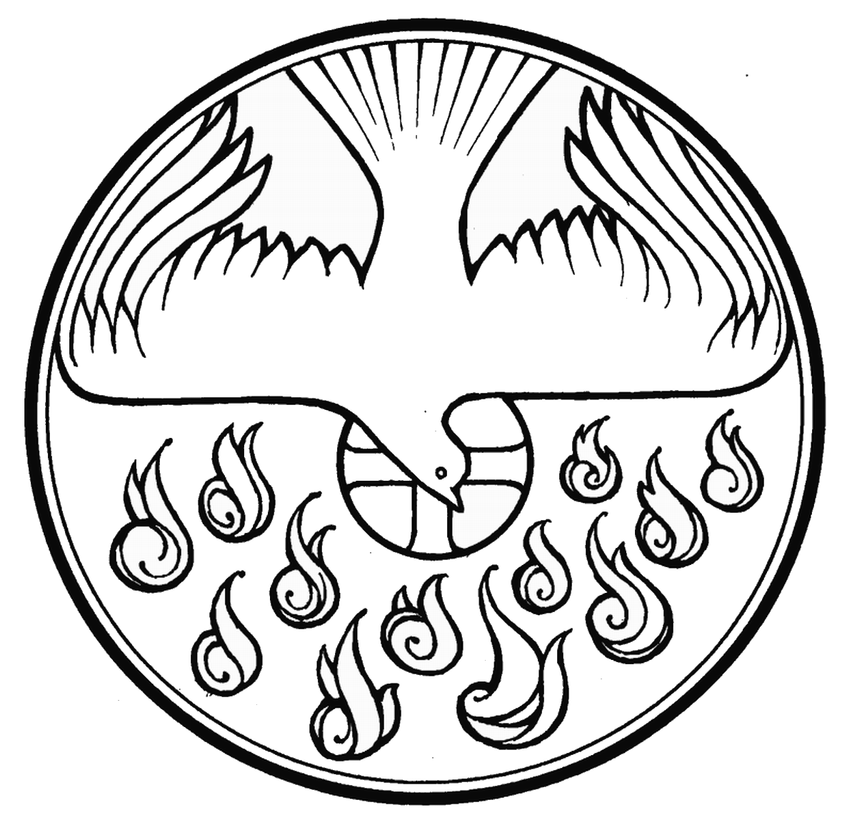 Pentecost Coloring Pages