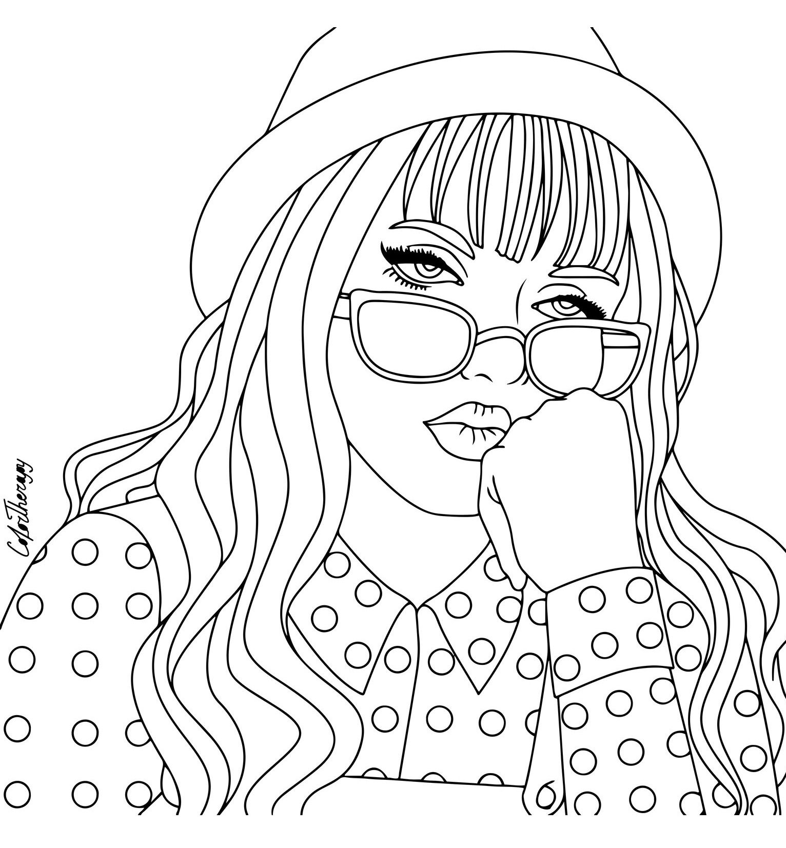 People Coloring Pages For Girls Askworksheet