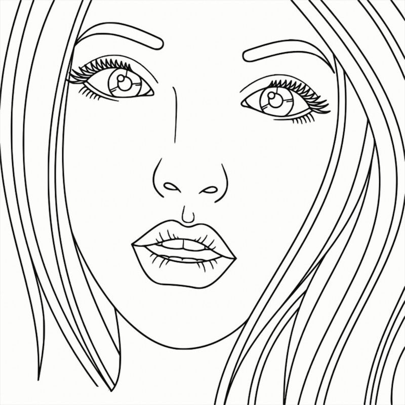 People Coloring Pages For Girls Thekidsworksheet