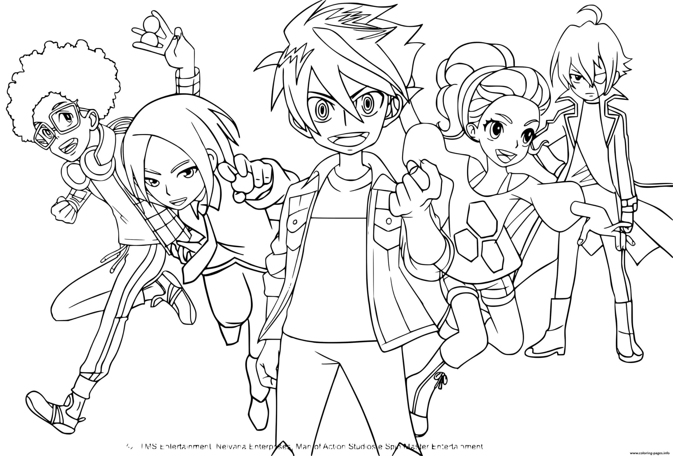Bakugan Coloring Pages