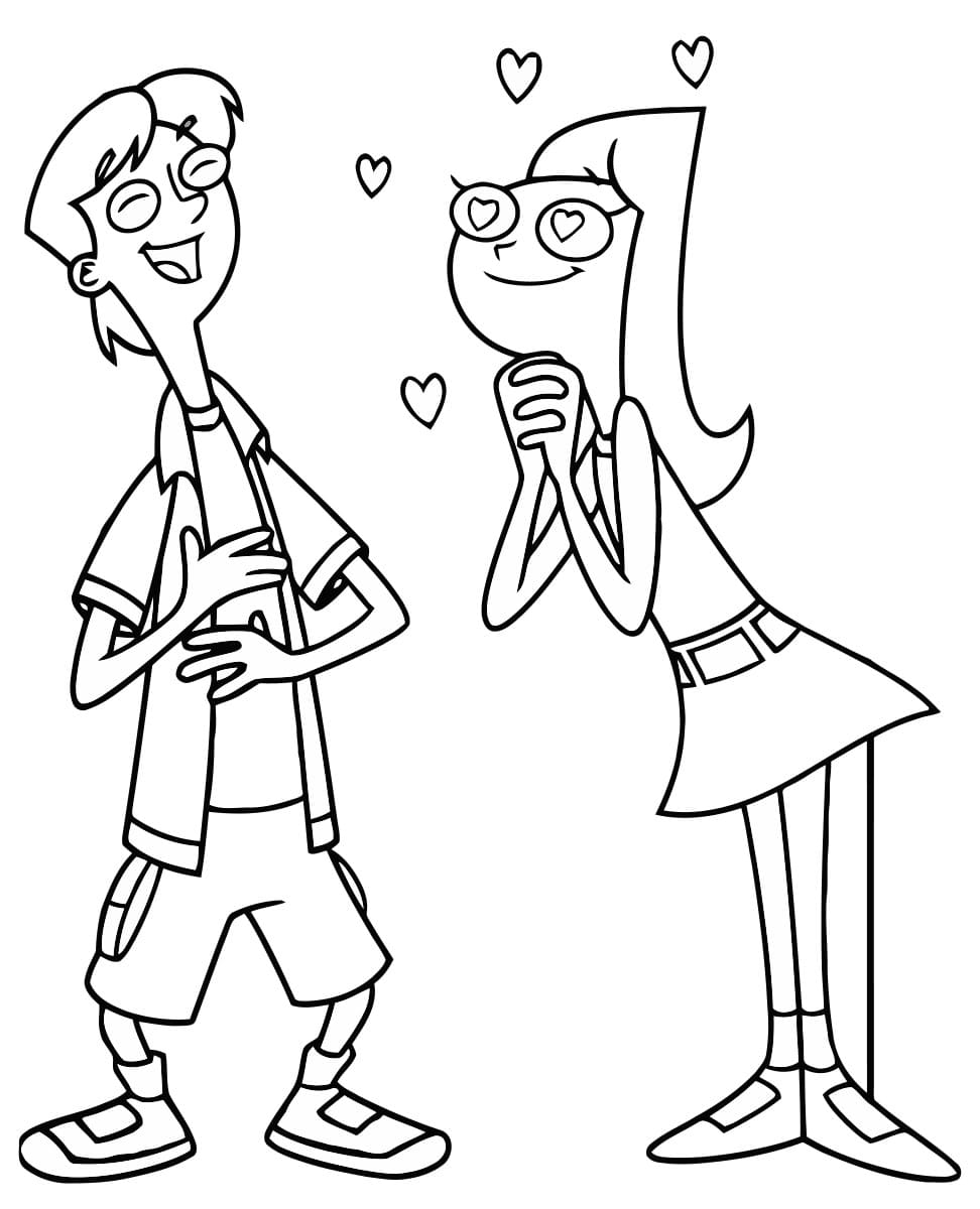 Phineas And Ferb Coloring Pages Free Coloring Pages