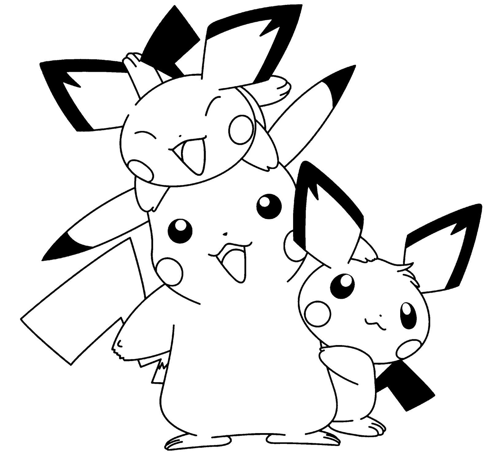 Pichu Pokemon Coloring Pages At GetColorings Free Printable Colorings Pages To Print And Color