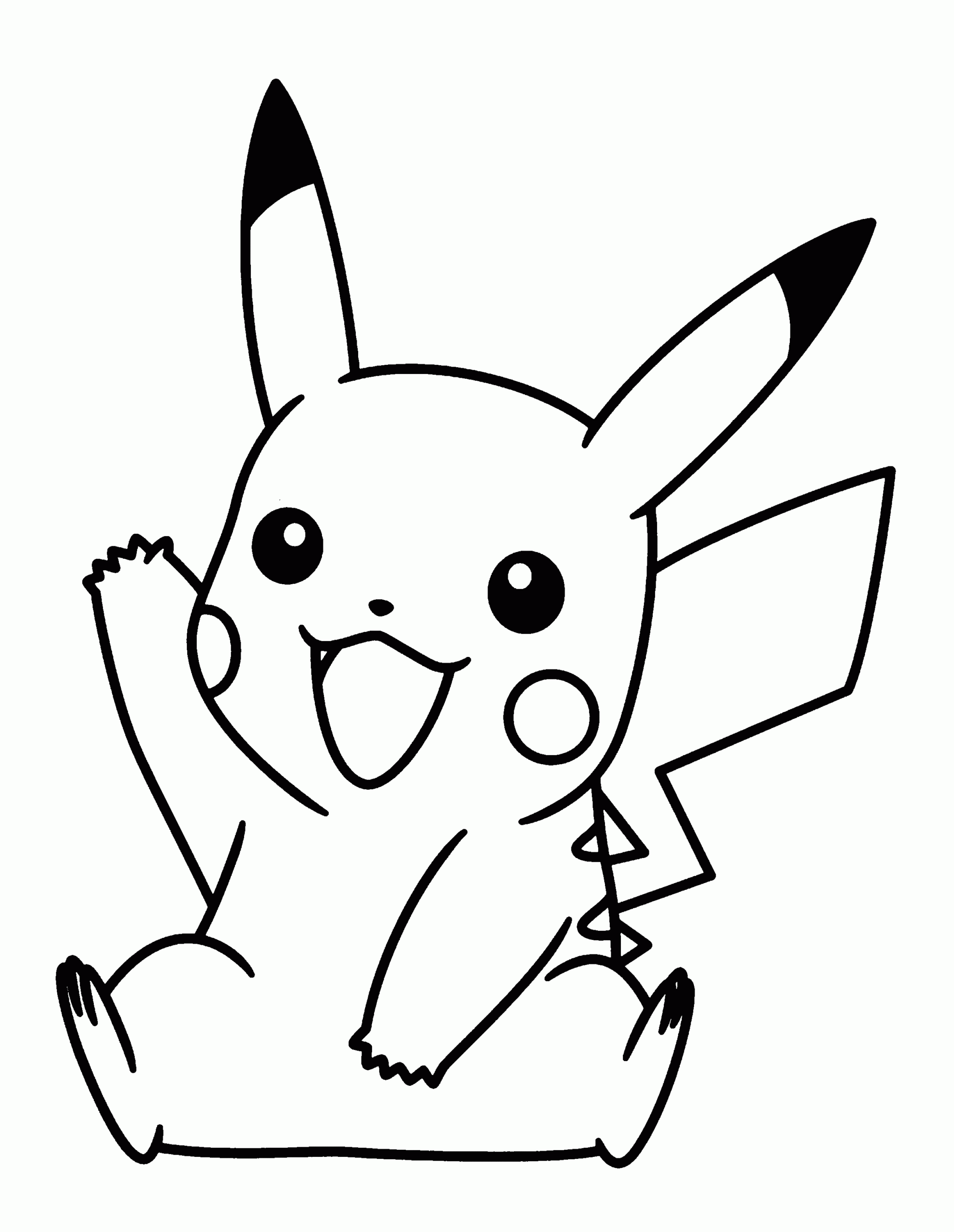 Pikachu Coloring Pages To Download And Print For Free