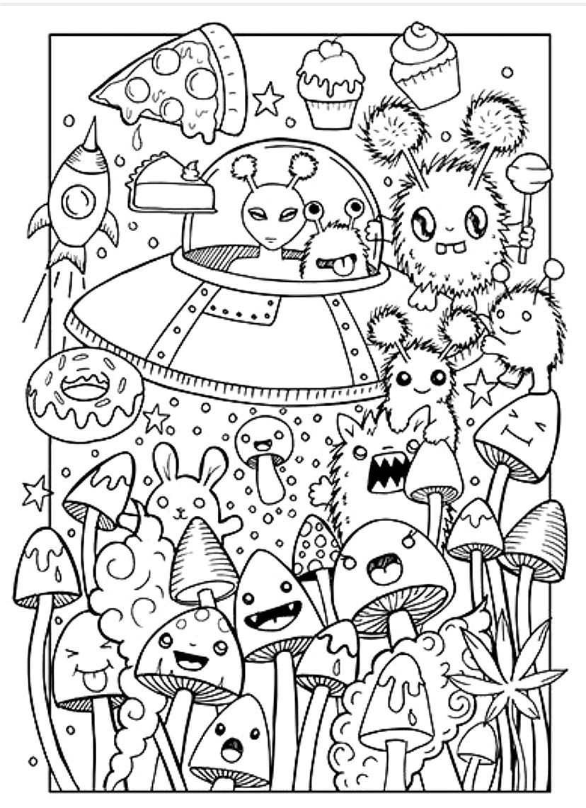 Pin By Adriana Sanchez On Para Coloria In 2022 Detailed Coloring Pages Cute Coloring Pages
