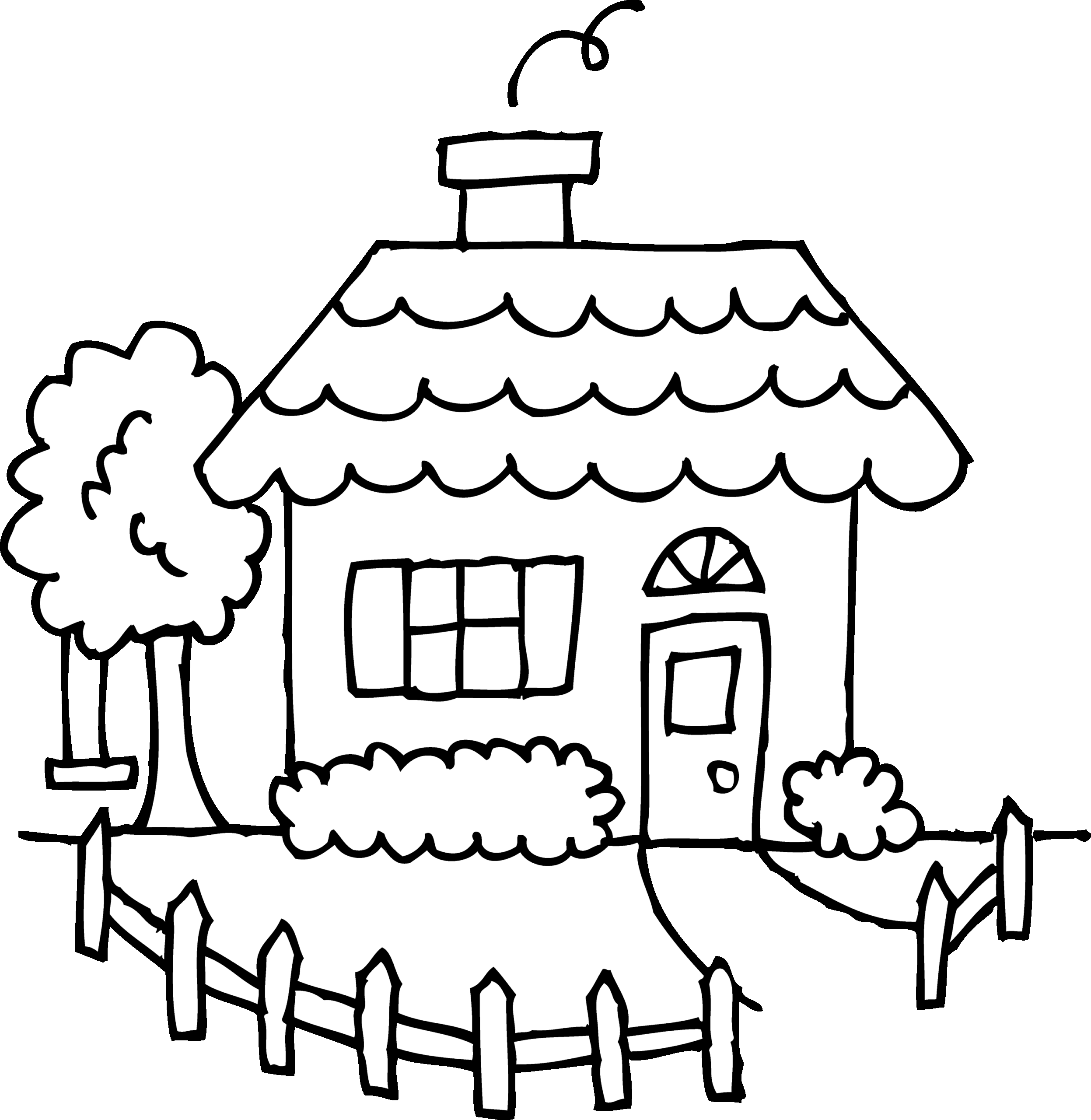 Pin By Debbie Ann Cronje On Silhouette Of Greatness House Colouring Pages House Drawing For