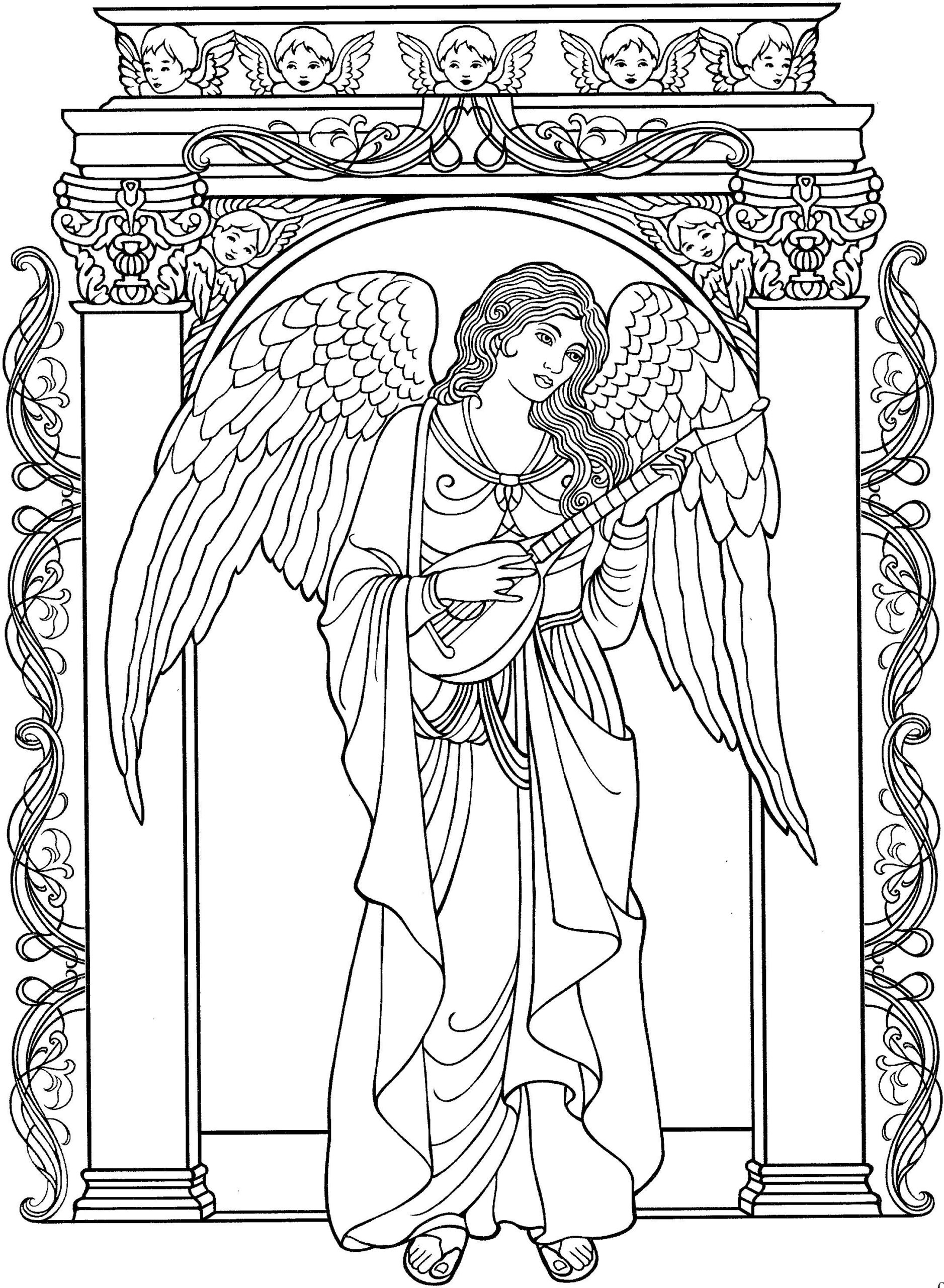 Pin By Deborah J West On Art I Like Fairy Coloring Pages Angel Coloring Pages Abstract