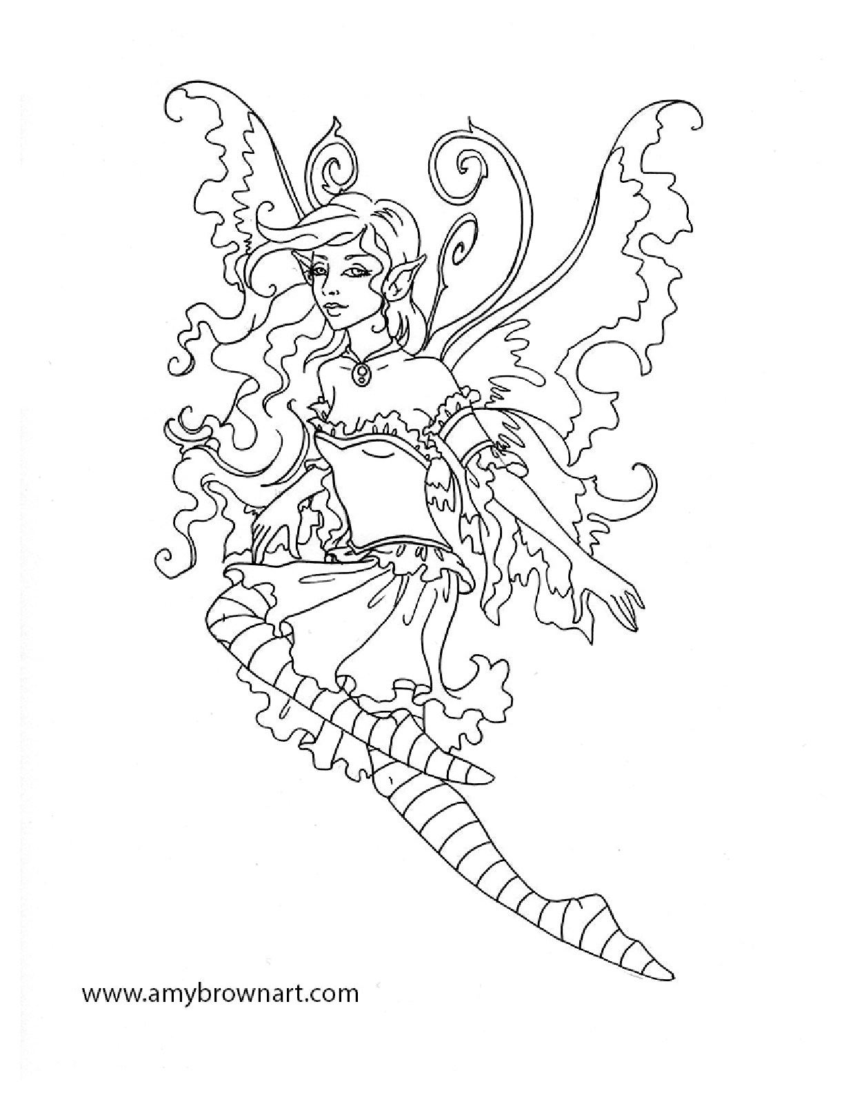 Amy Brown Coloring Pages