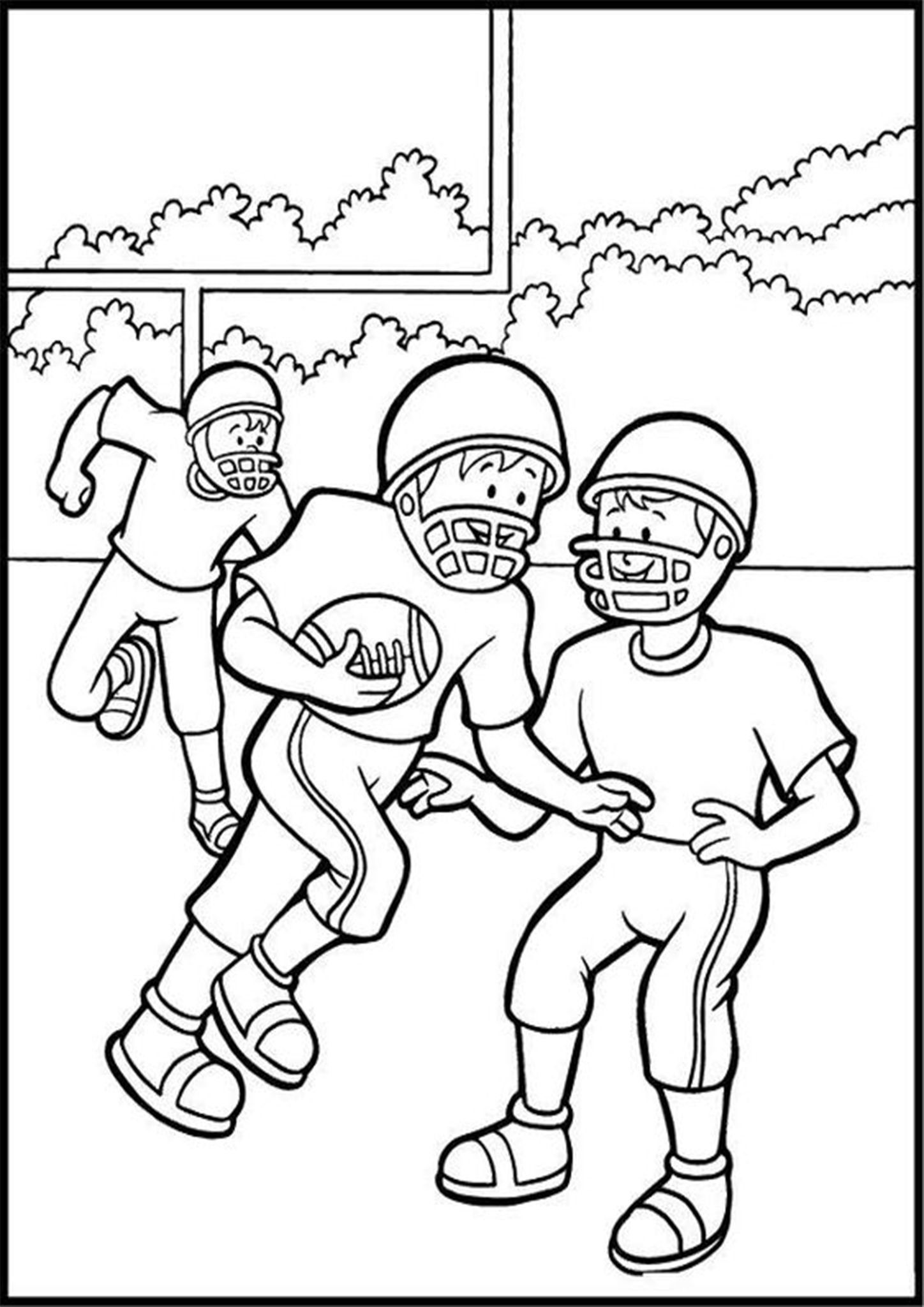 Football Coloring Pages