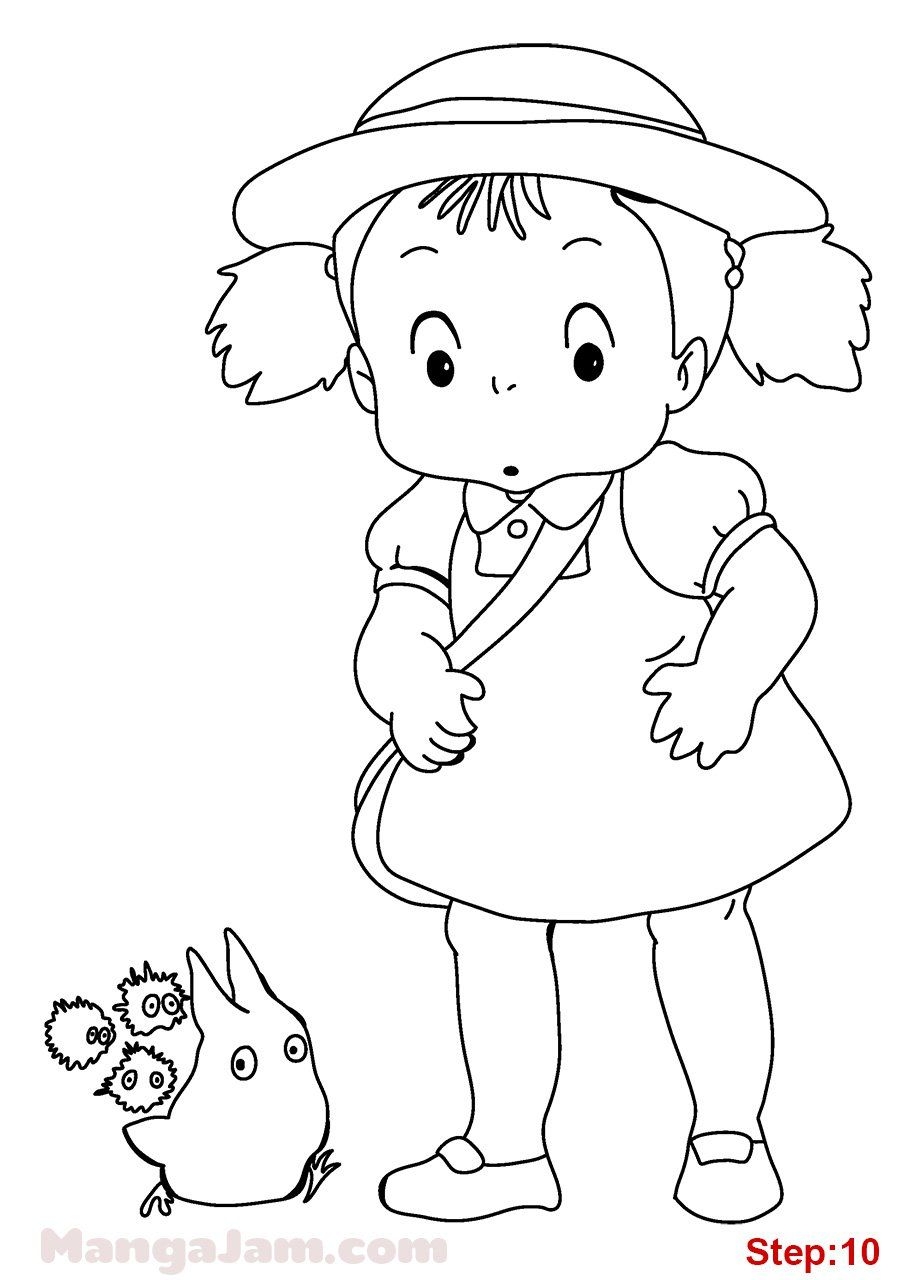 Totoro Coloring Pages