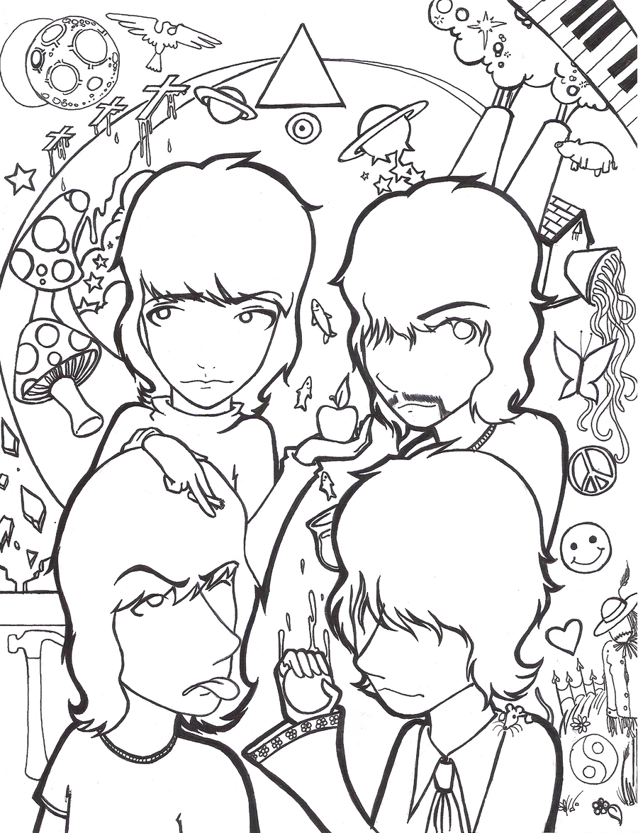 Pink Floyd Pages Coloring Pages
