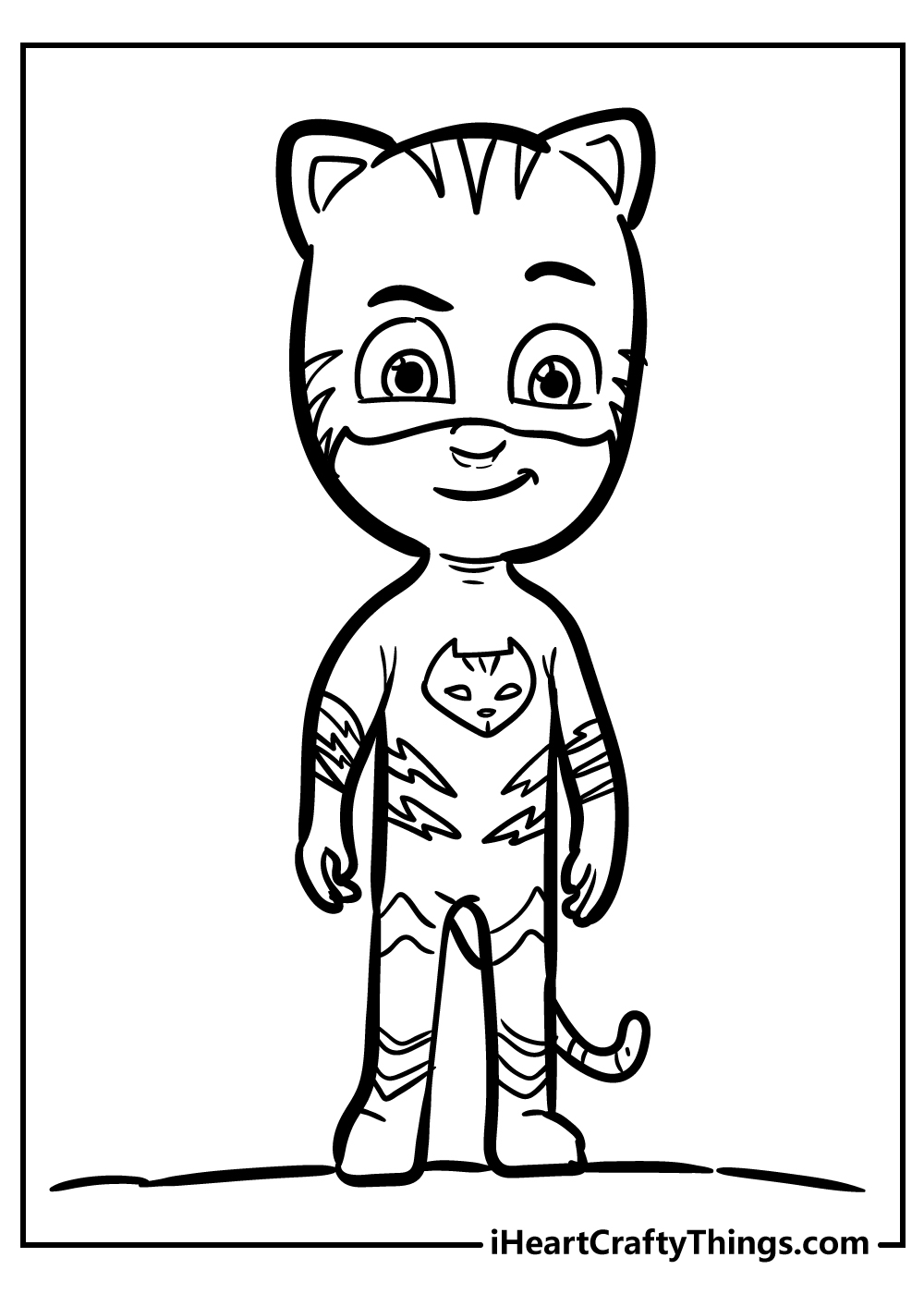 Pj Mask Coloring Pages Pdf