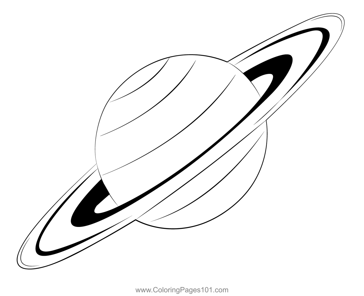 Planet Saturn Coloring Page For Kids Free Planets Printable Coloring Pages Online For Kids