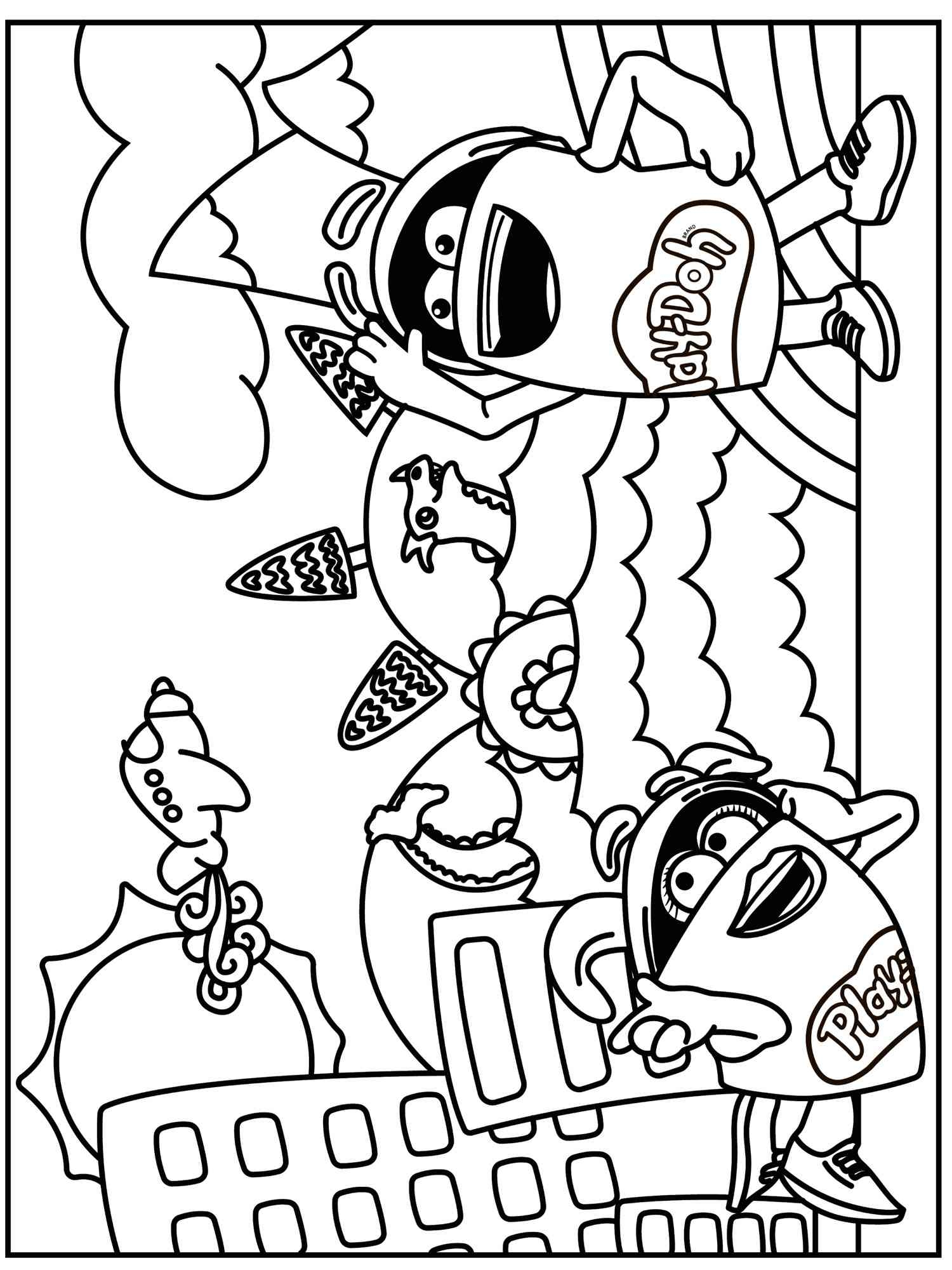 Play Doh Coloring Pages
