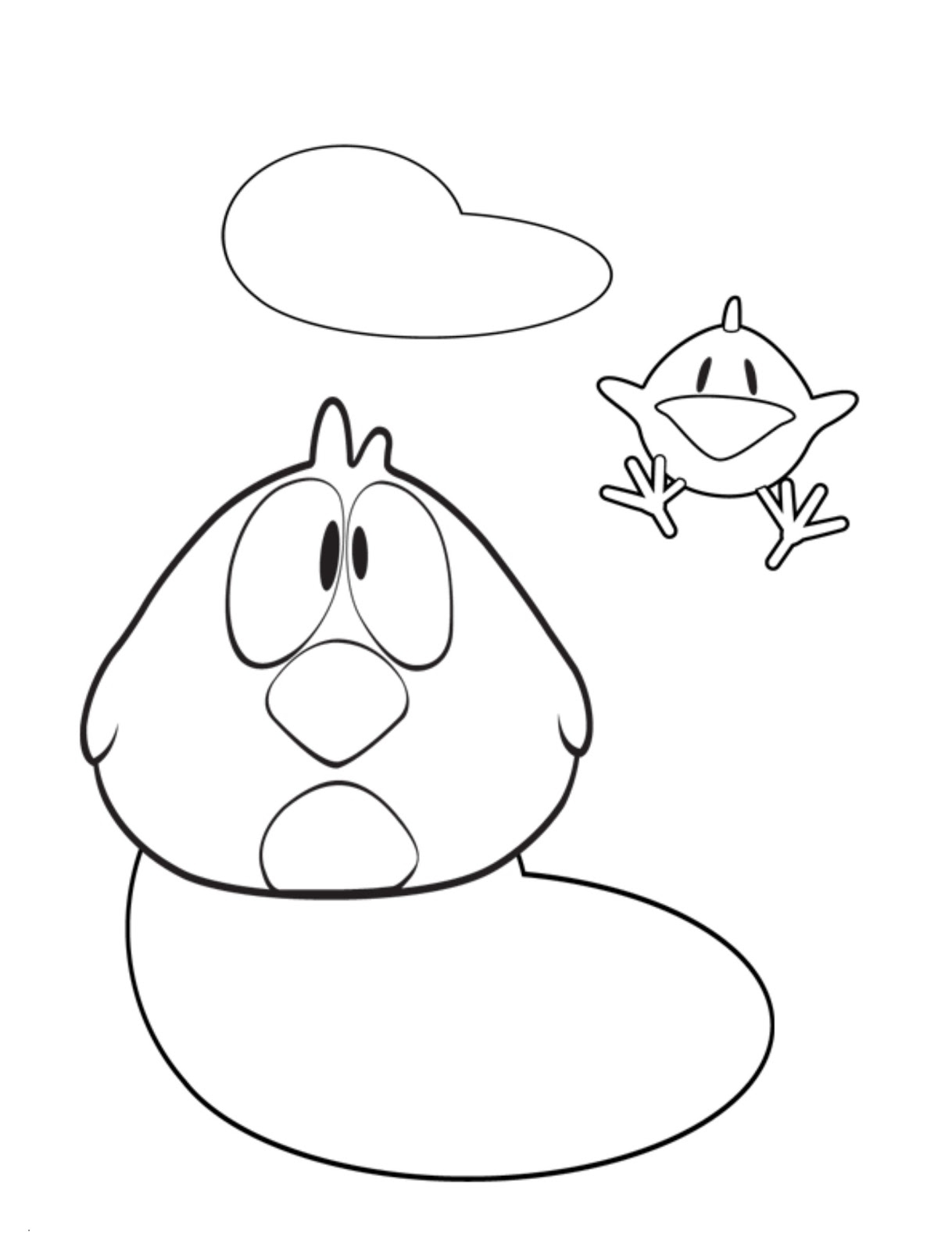 Pocoyo Coloring Pages