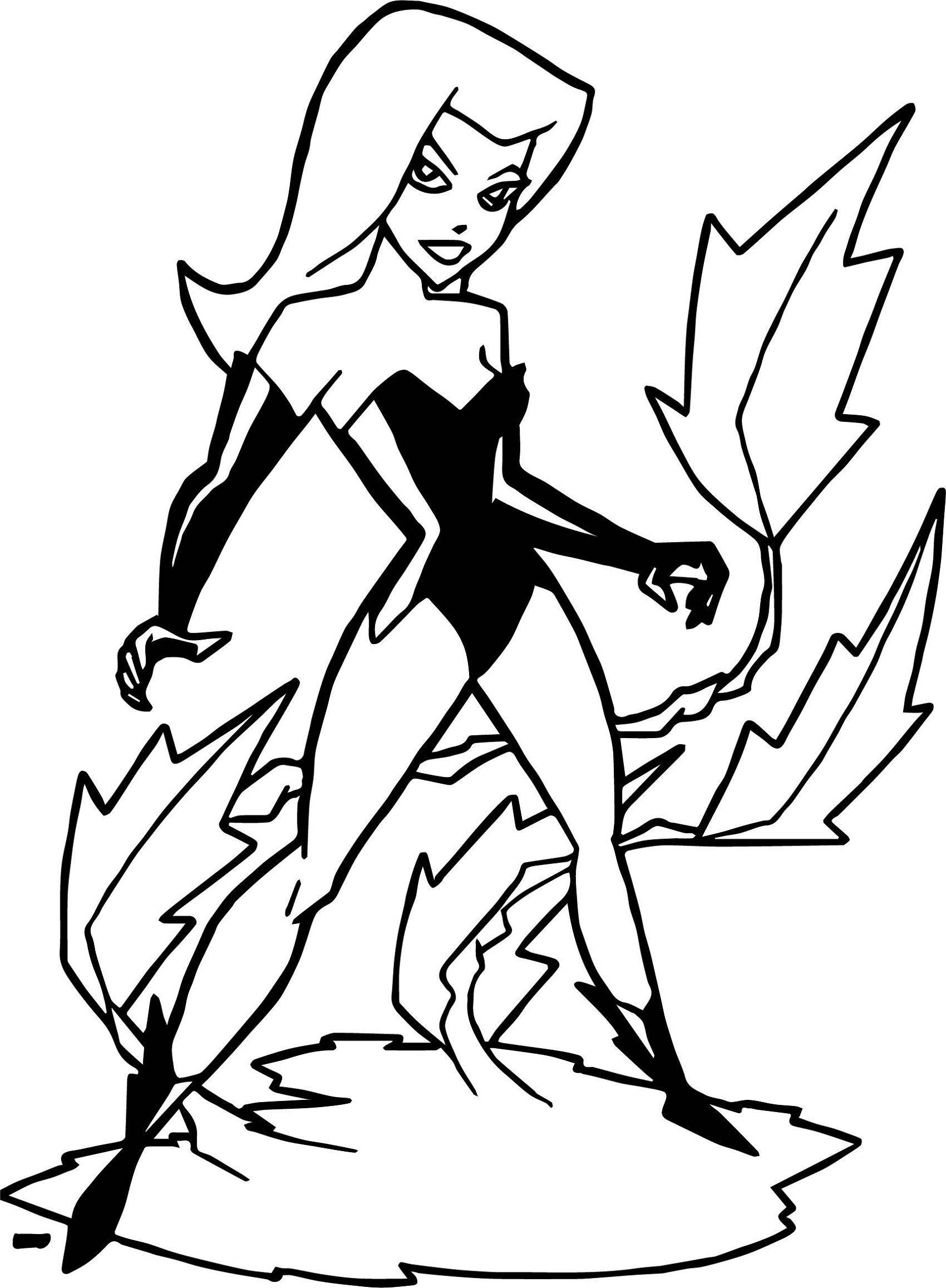 Poison Ivy Coloring Pages For Quick Usage Educative Printable