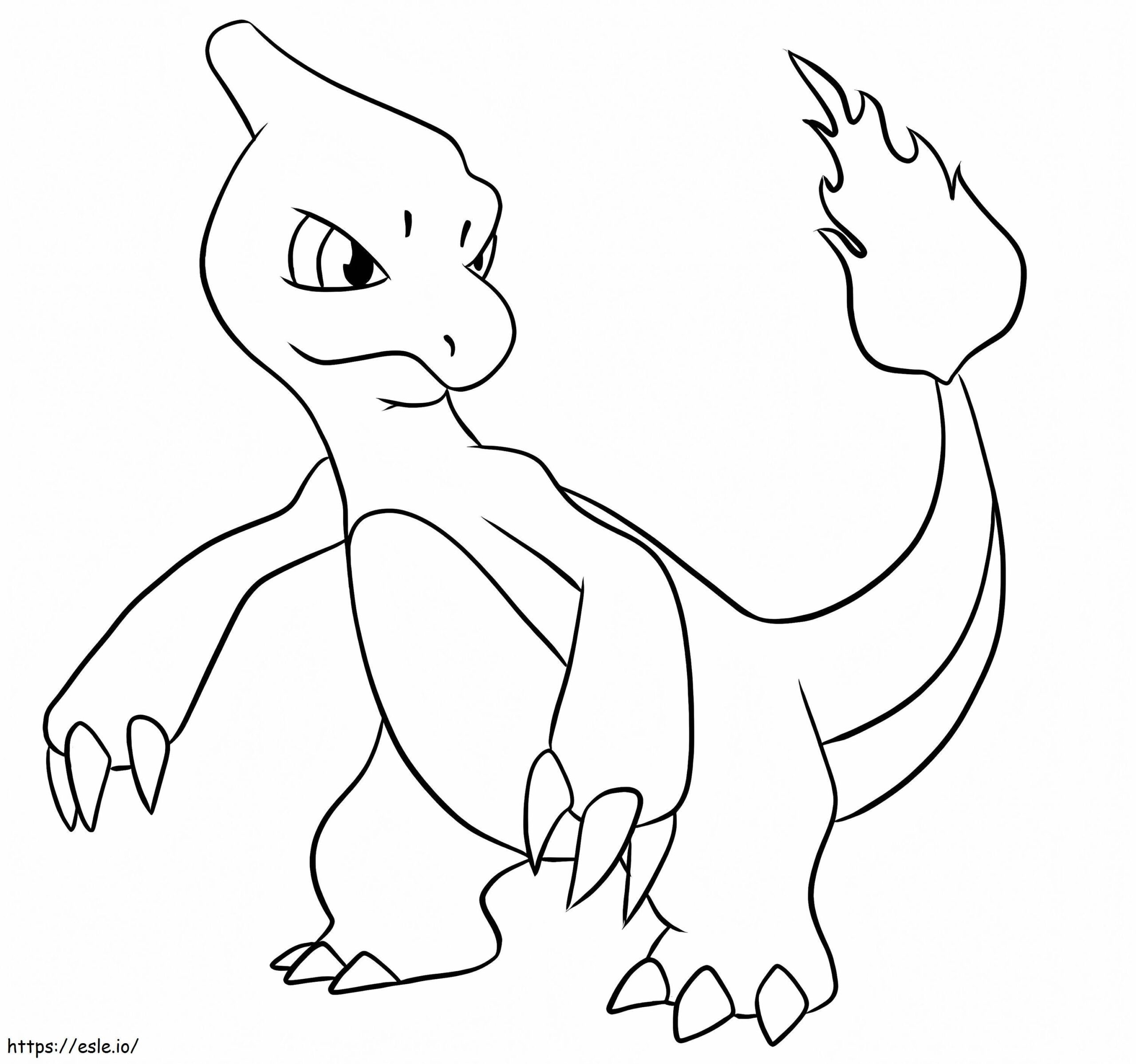 Pokemon Charmeleon Printable Coloring Pages