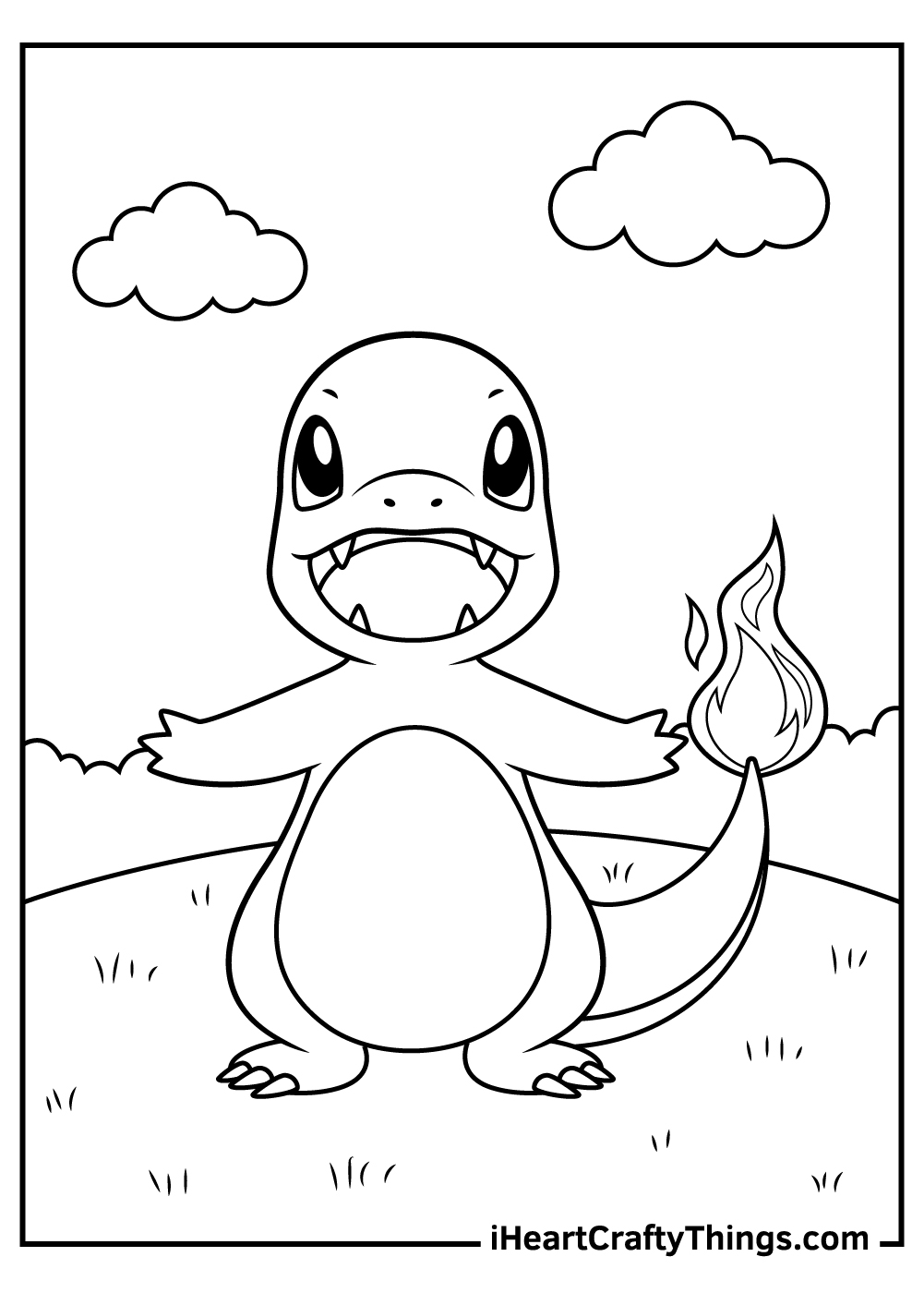 Pokemon Coloring Pages Charmander