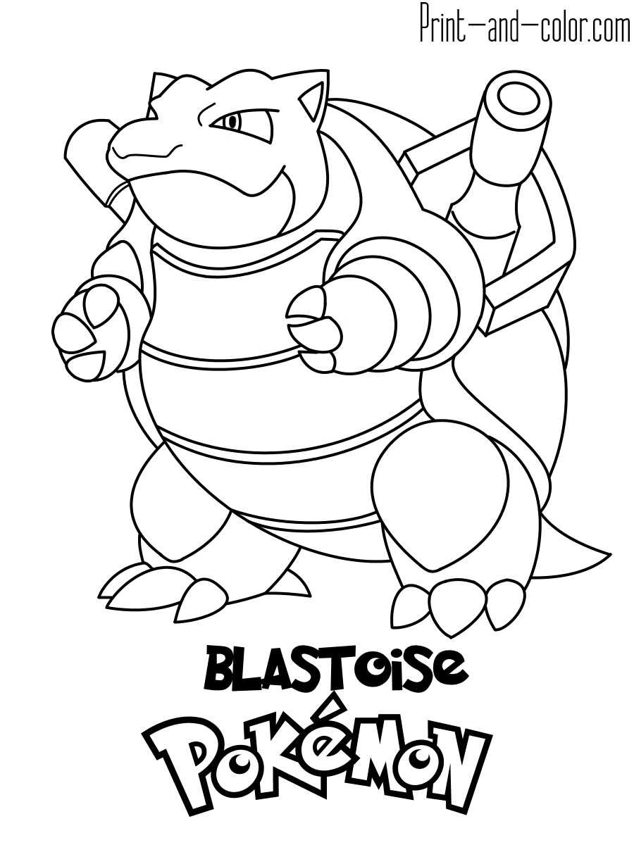 Pokemon Coloring Pages Print And Color