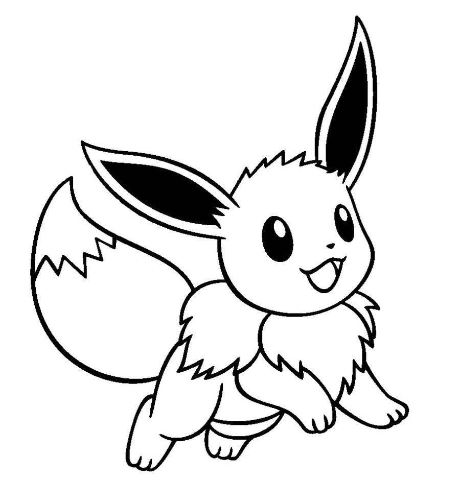 Pokemon Eevee Silhouette Google Search Pokemon Coloring Pages Pokemon Coloring Pokemon