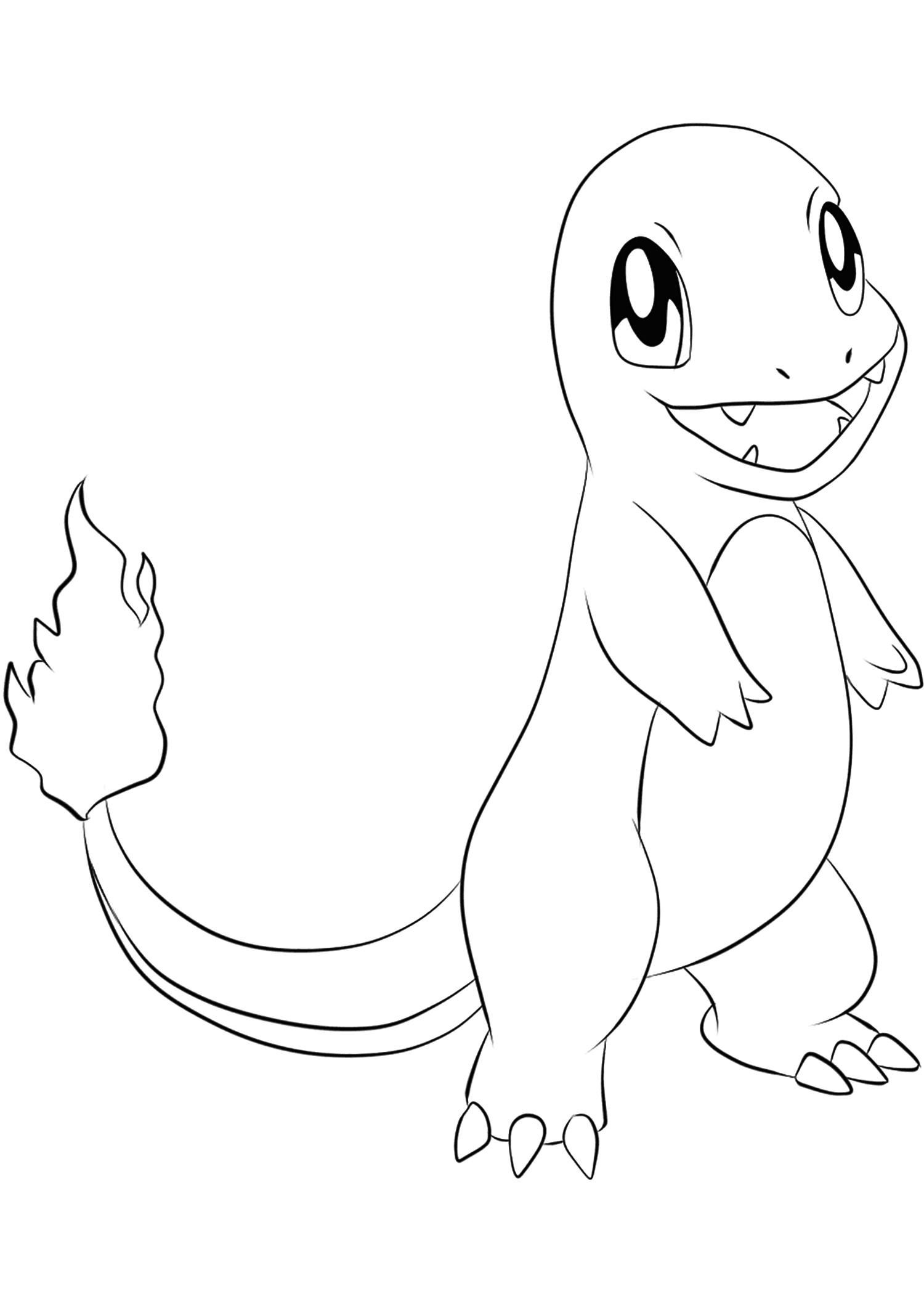 Pokemon Fire Coloring Pages For Children