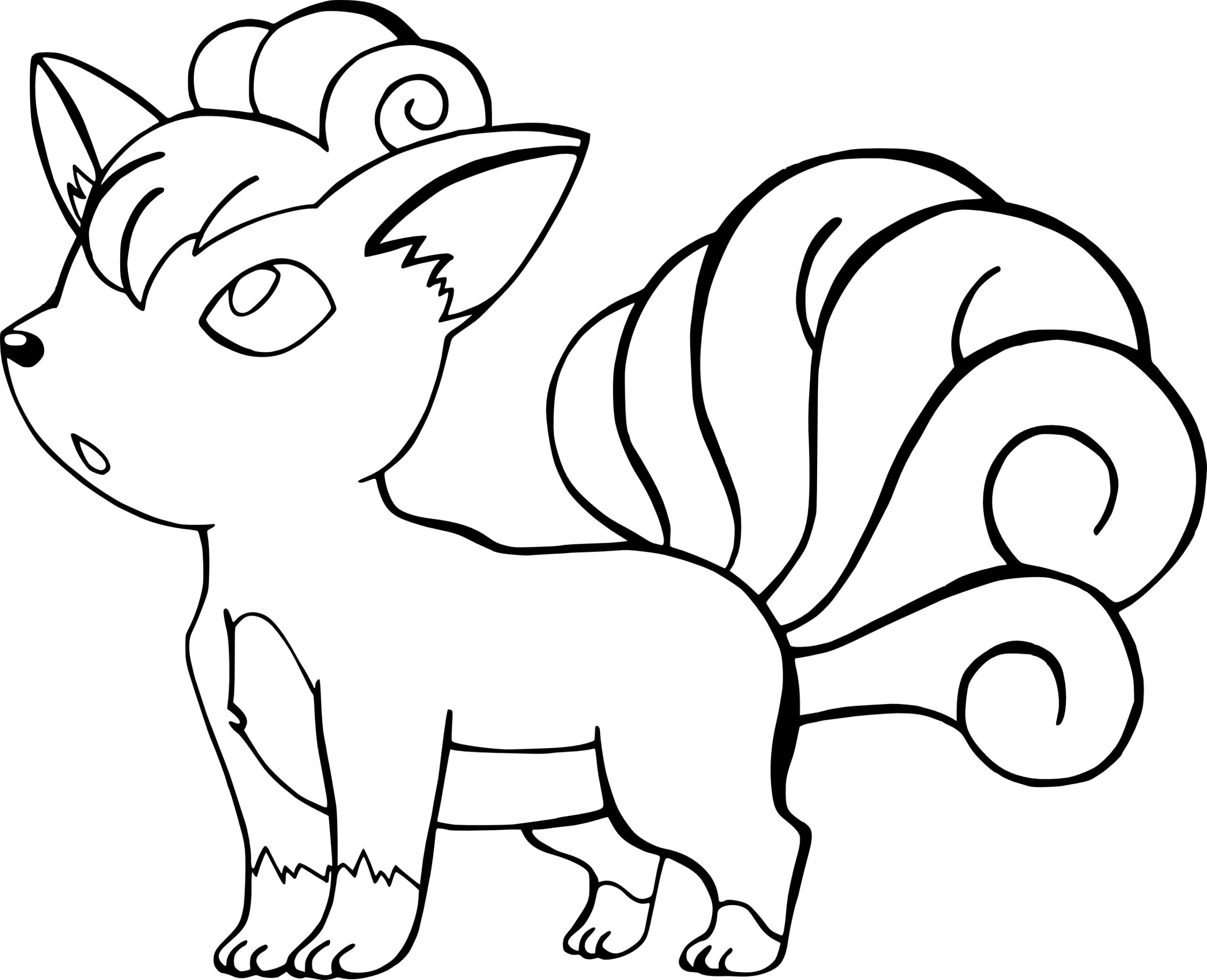 Pokemon Vulpix Coloring Pages At GetColorings Free Printable Colorings Pages To Print And
