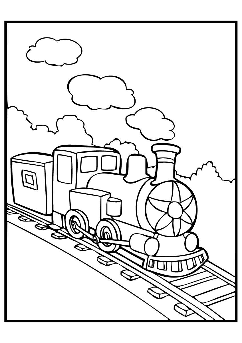 Polar Express Printable Coloring Pages