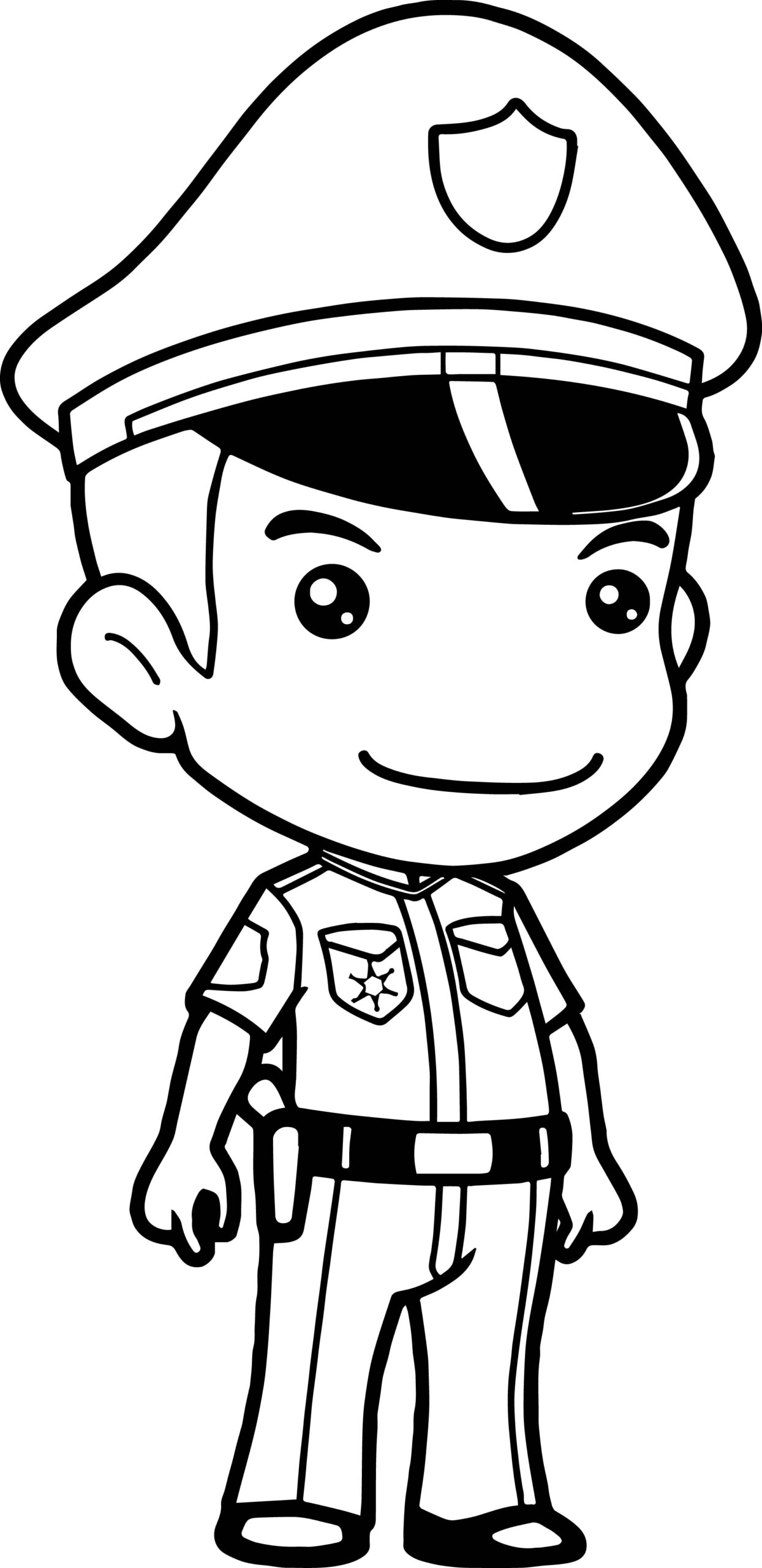 Police Officer Drawing At GetDrawings Free Download