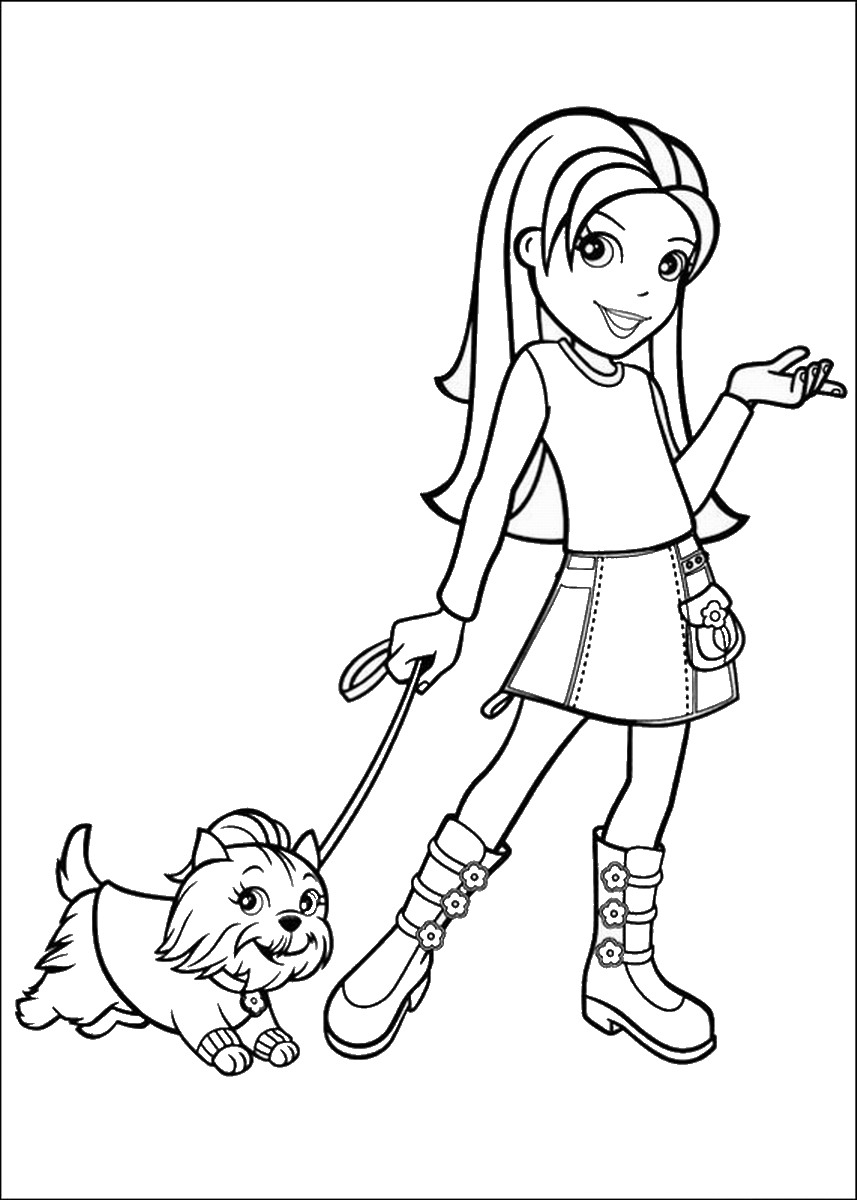 Polly Pocket Coloring Pages To Download And Print For Free