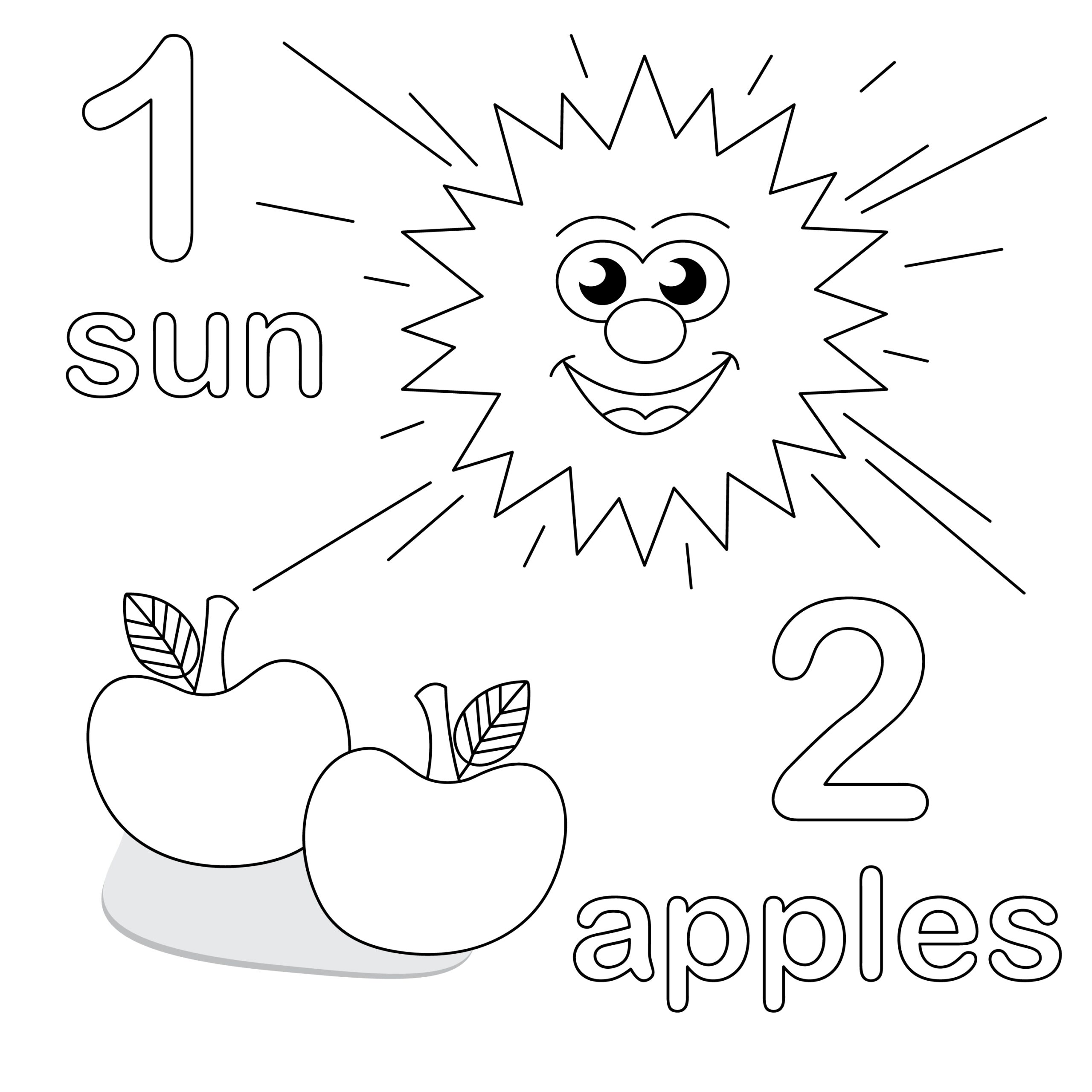 Free Printable Learning Coloring Pages