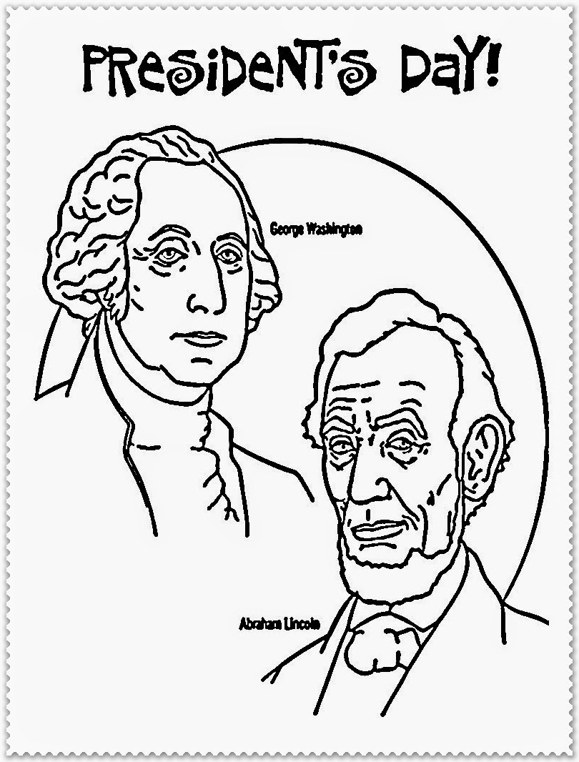 Presidents Day Coloring Pages Kidsuki