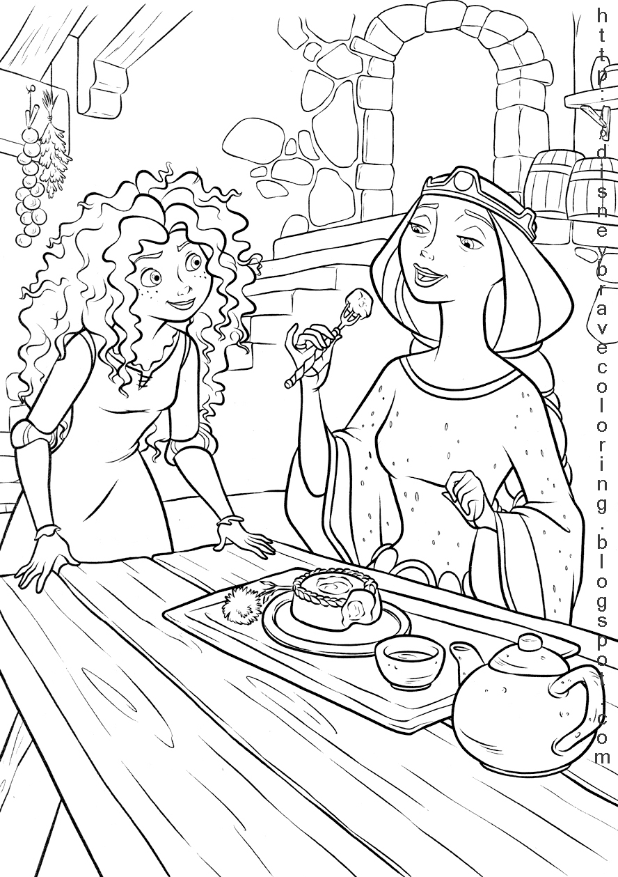 Princess Merida Coloring Pages At GetDrawings Free Download